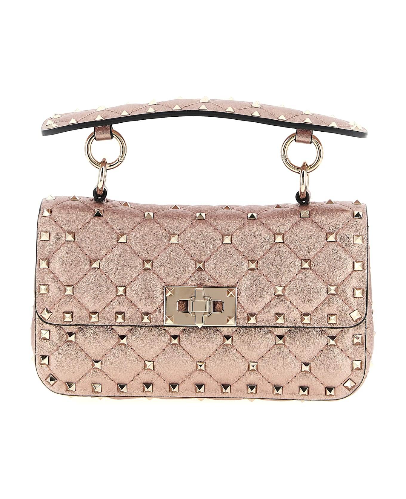 Valentino Garavani 'rockstud Spike' Shoulder Bag - Pink