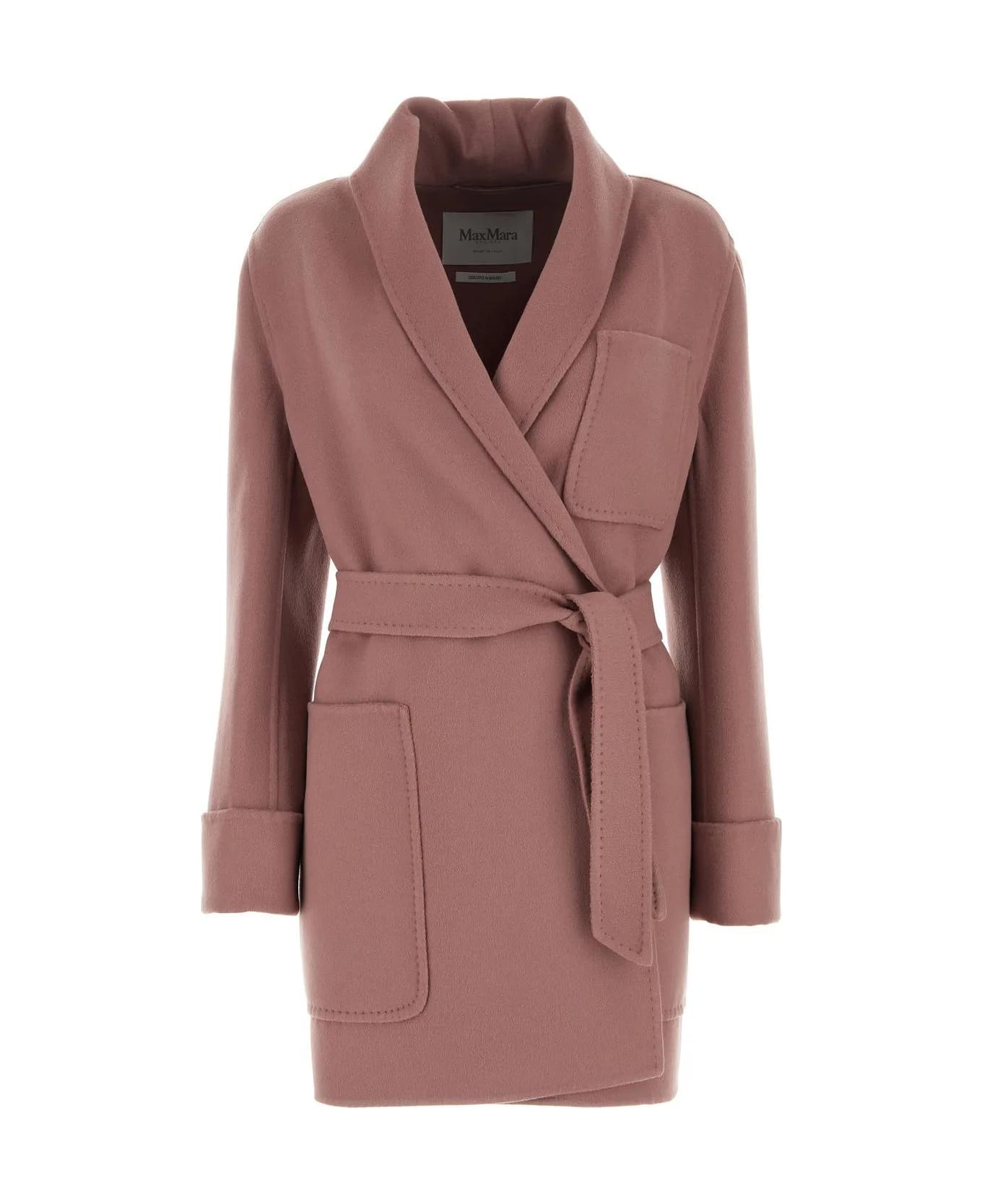 Max Mara Deconstructed Jacket In Wool And Cashmere - ROSA