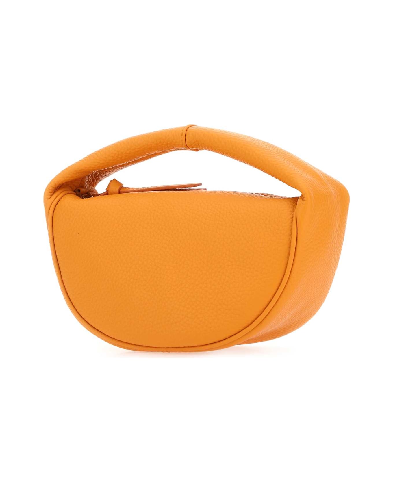BY FAR Orange Leather Baby Cush Handbag - Orange