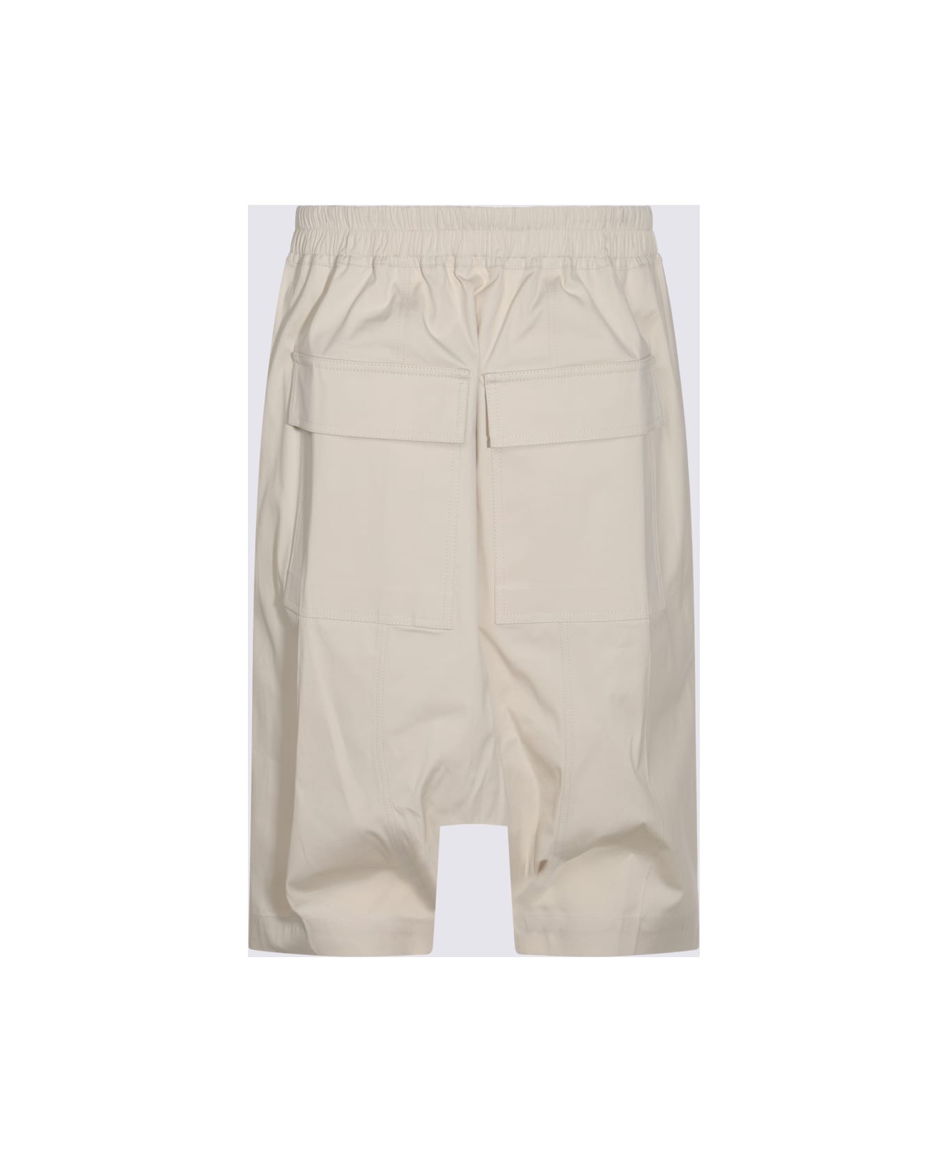 Rick Owens Beige Cotton Rick S Pods Shorts - Beige