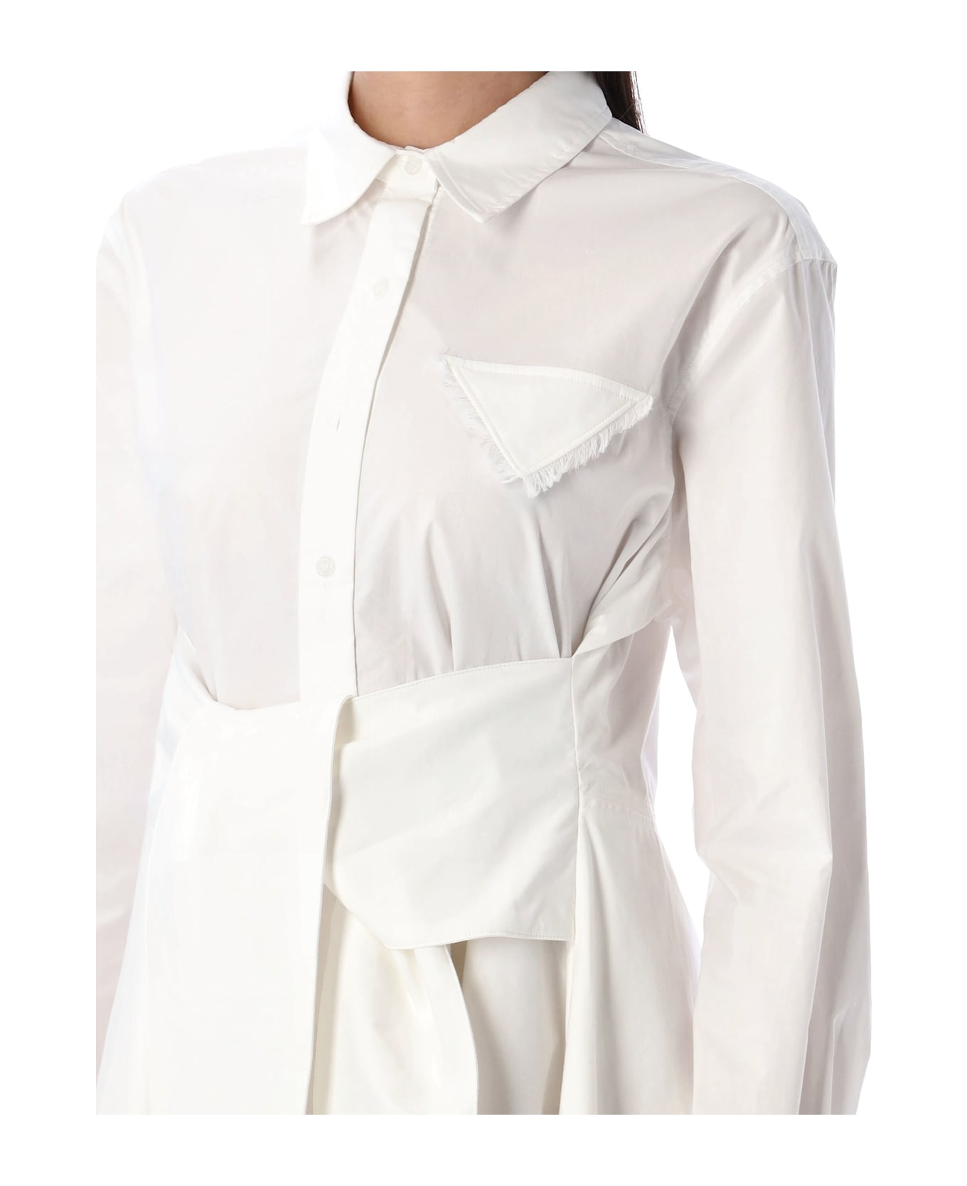 The Garment Cyprus Pocket Mini Dress - WHITE