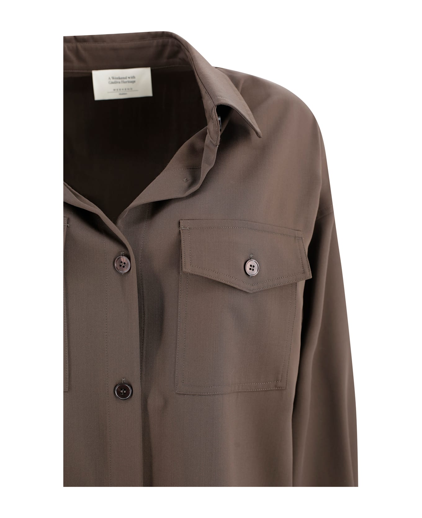 Weekend Max Mara Wool Shirt - Brown