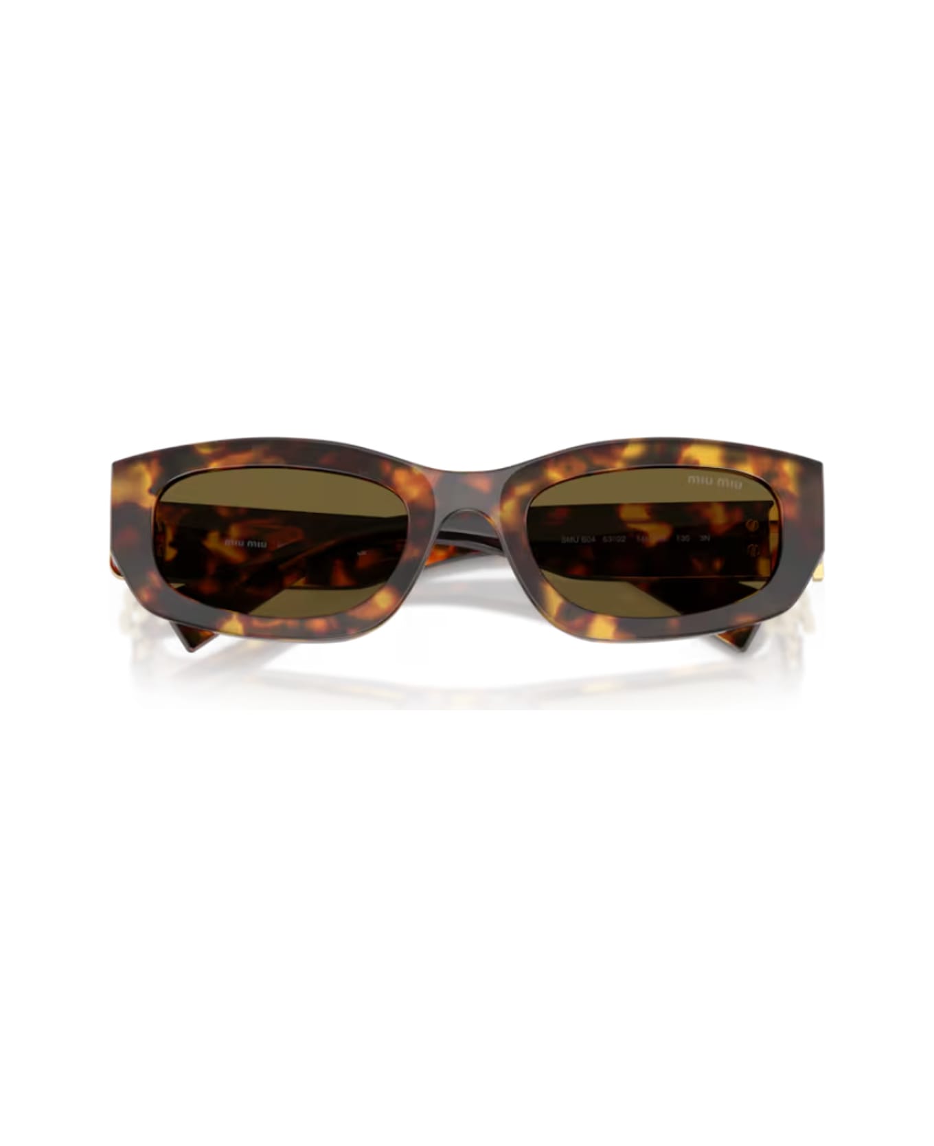 Miu Miu 0mu B04s Miu Glimpse 14l09z Havana Miele Sunglasses - Havana