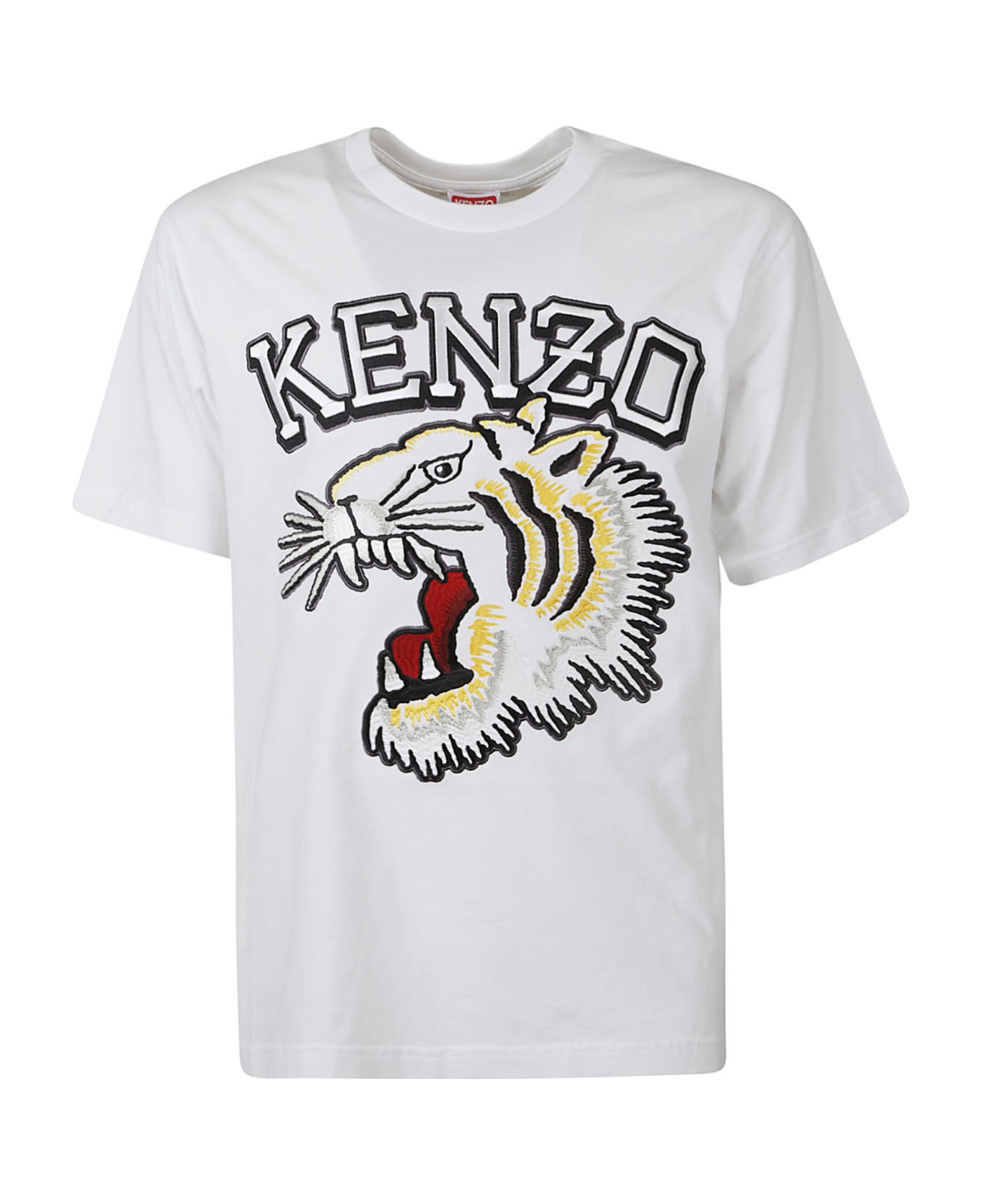 Kenzo Tiger Varsity Classic T-shirt - Off White