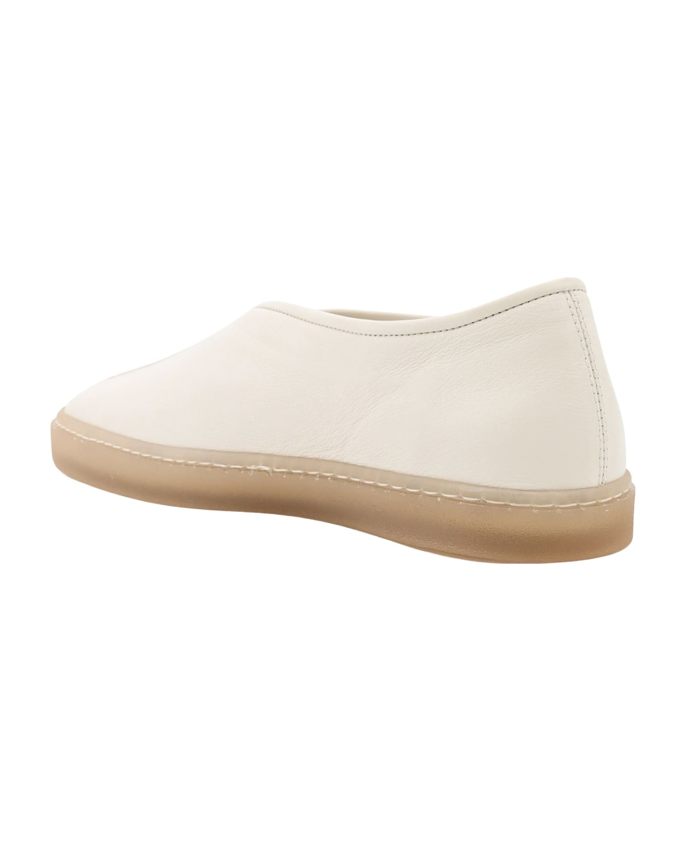 Lemaire Piped Sneakers - White フラットシューズ
