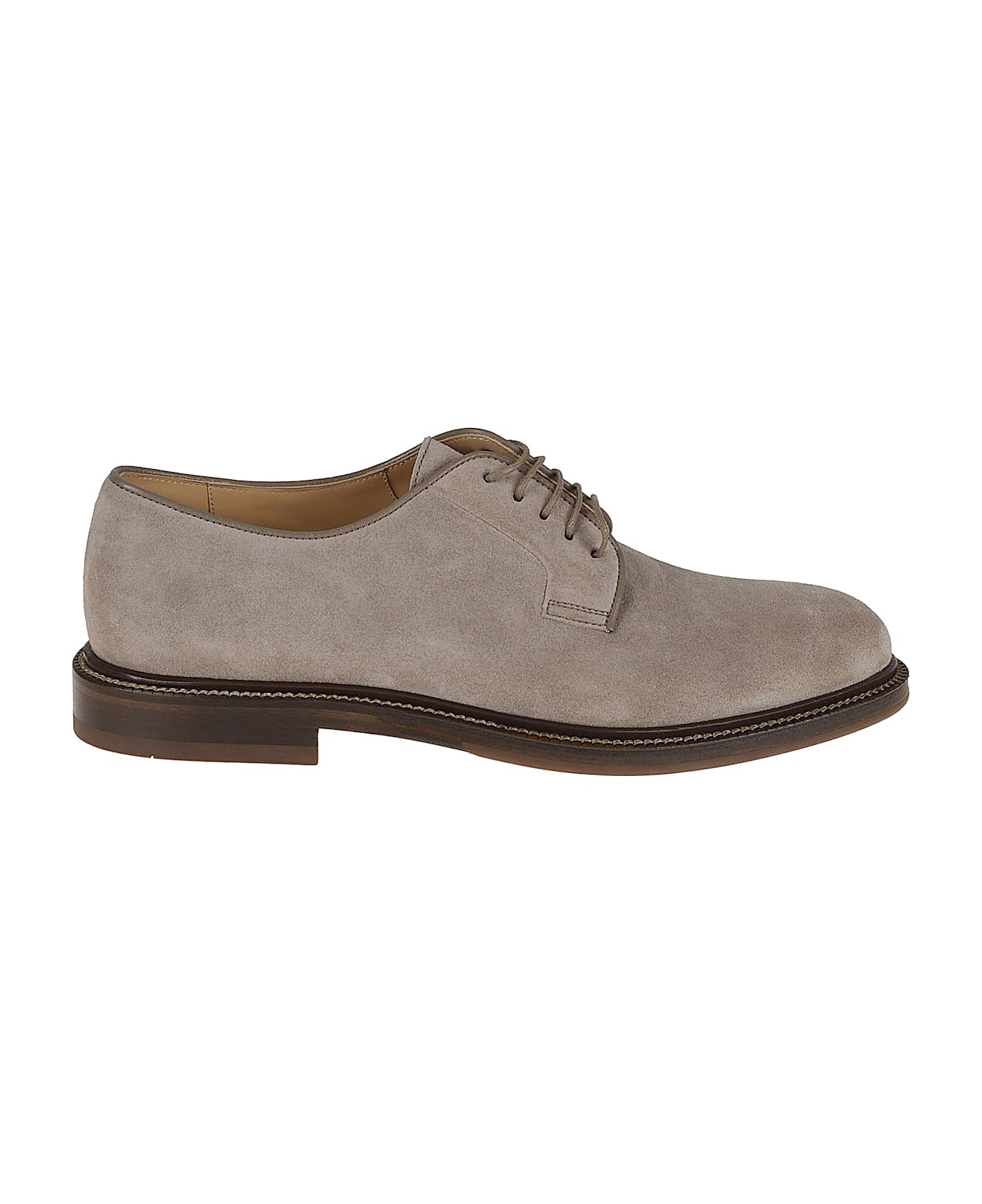 Brunello Cucinelli Pair Of Laced Shoes - Cerbiatto