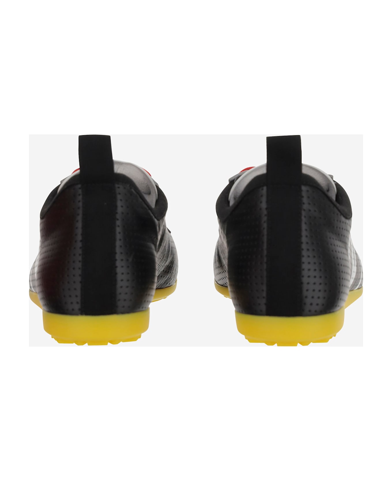 Valentino Garavani Perforated Nappa Leather Chromathon Sneakers - Red