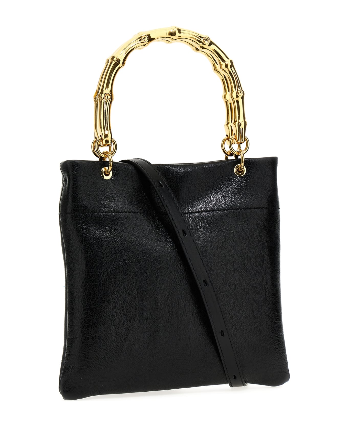 Jil Sander Small Leather Shopping Bag - Black  
