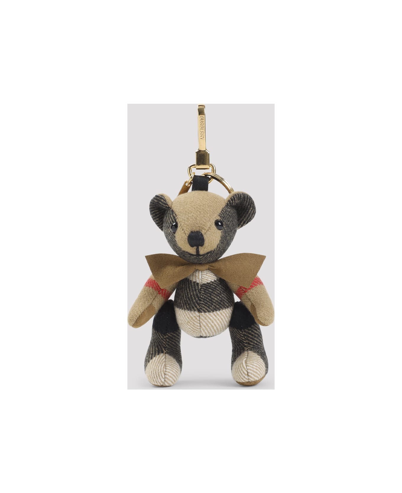 Burberry Thomas Check Key Ring - Archive Beige