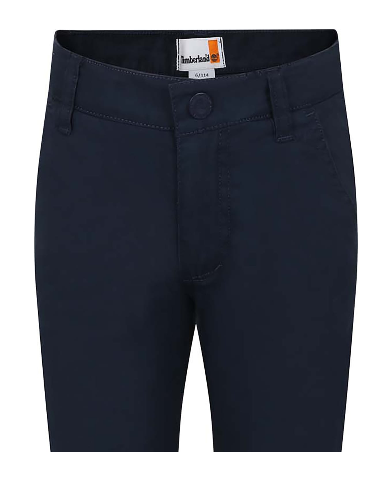Timberland Blue Casual Trousers For Boy - Blue