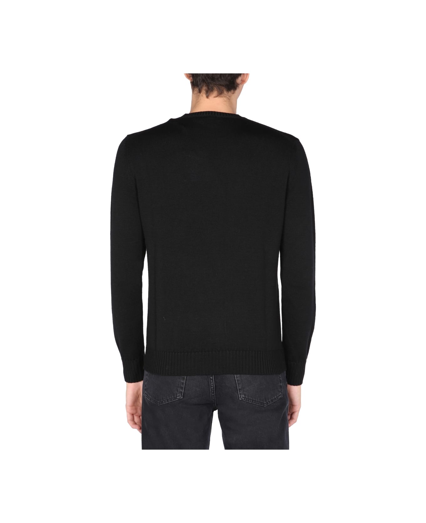 Ballantyne Crew Neck Sweater - BLACK