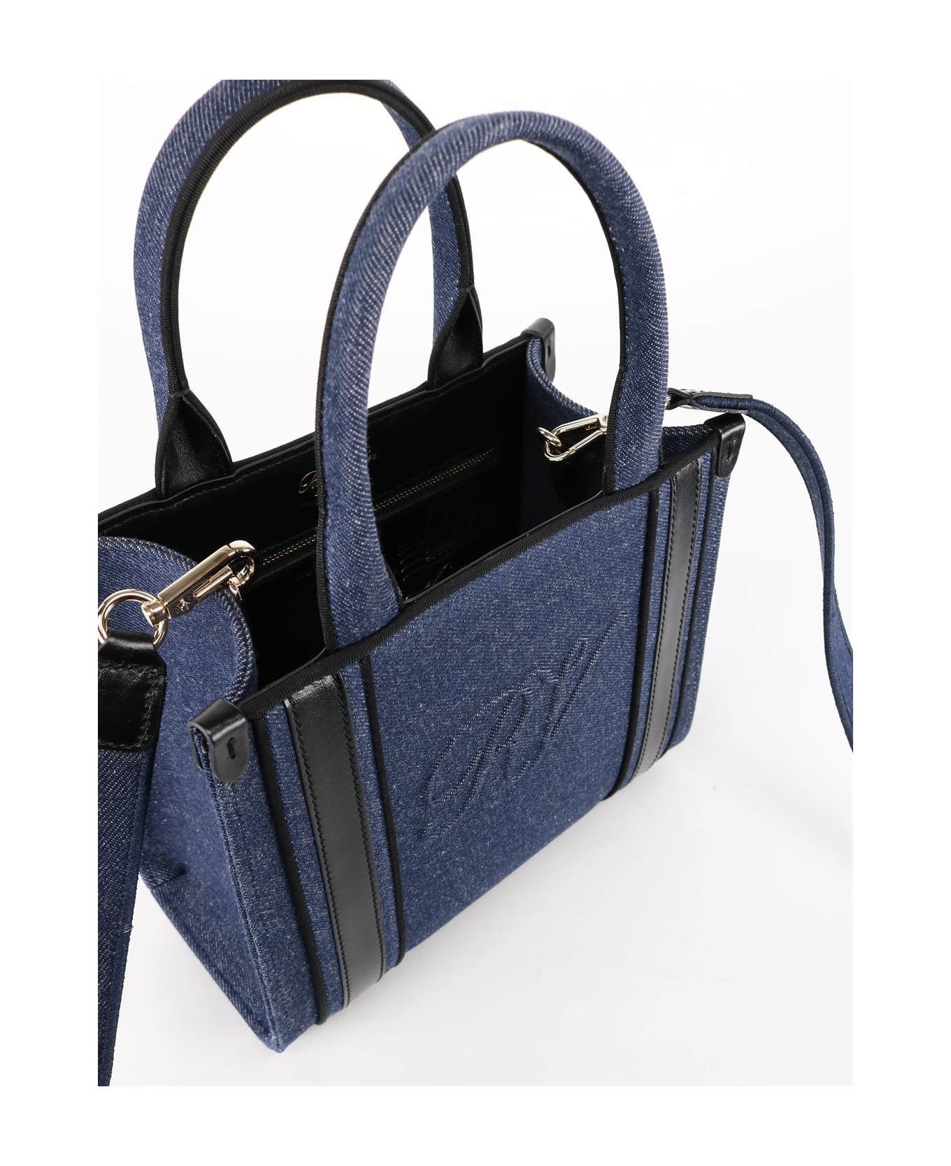 Roger Vivier Call Me Vivier Mini Denim Bag | italist, ALWAYS LIKE