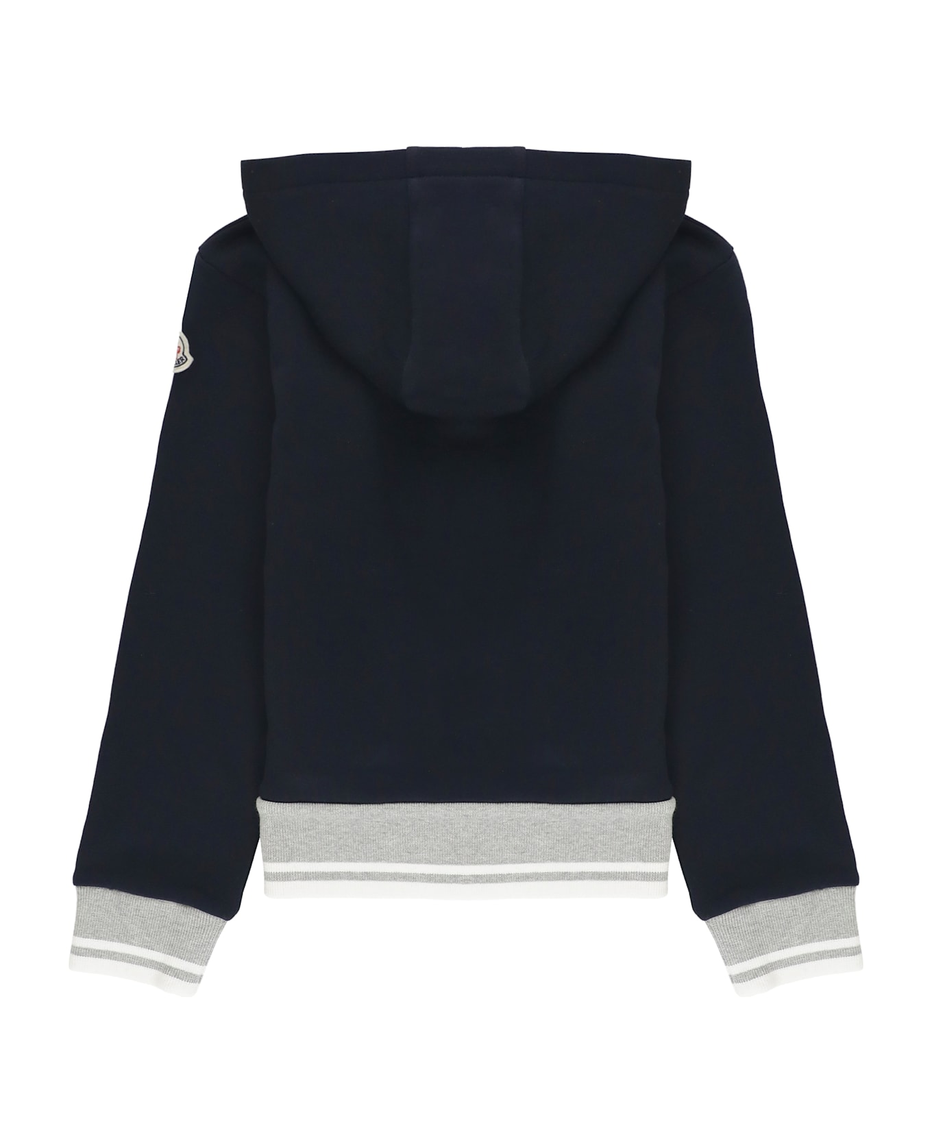 Moncler Cotton Logoed Sweatshirt - Blue