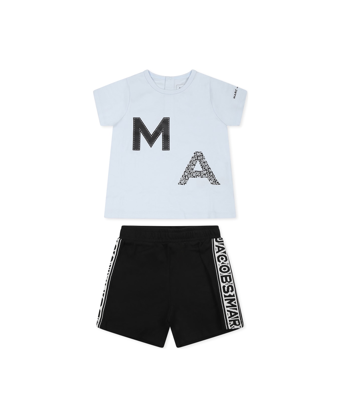 Marc Jacobs Multicolor Suit For Baby Boy With Logo - Multicolor