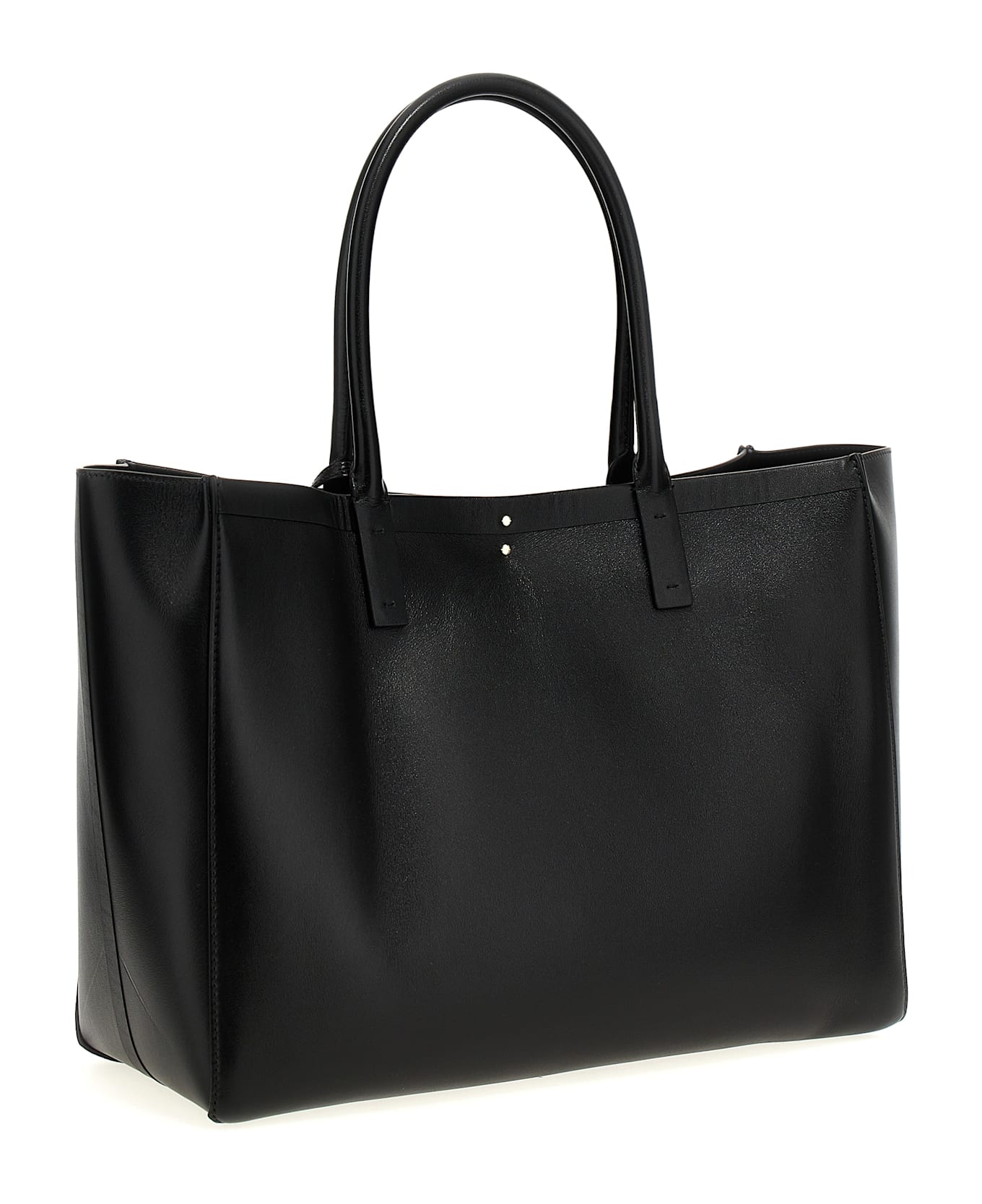 Valentino Garavani 'medium Tote Vlogo' Shopping Bag - Black  