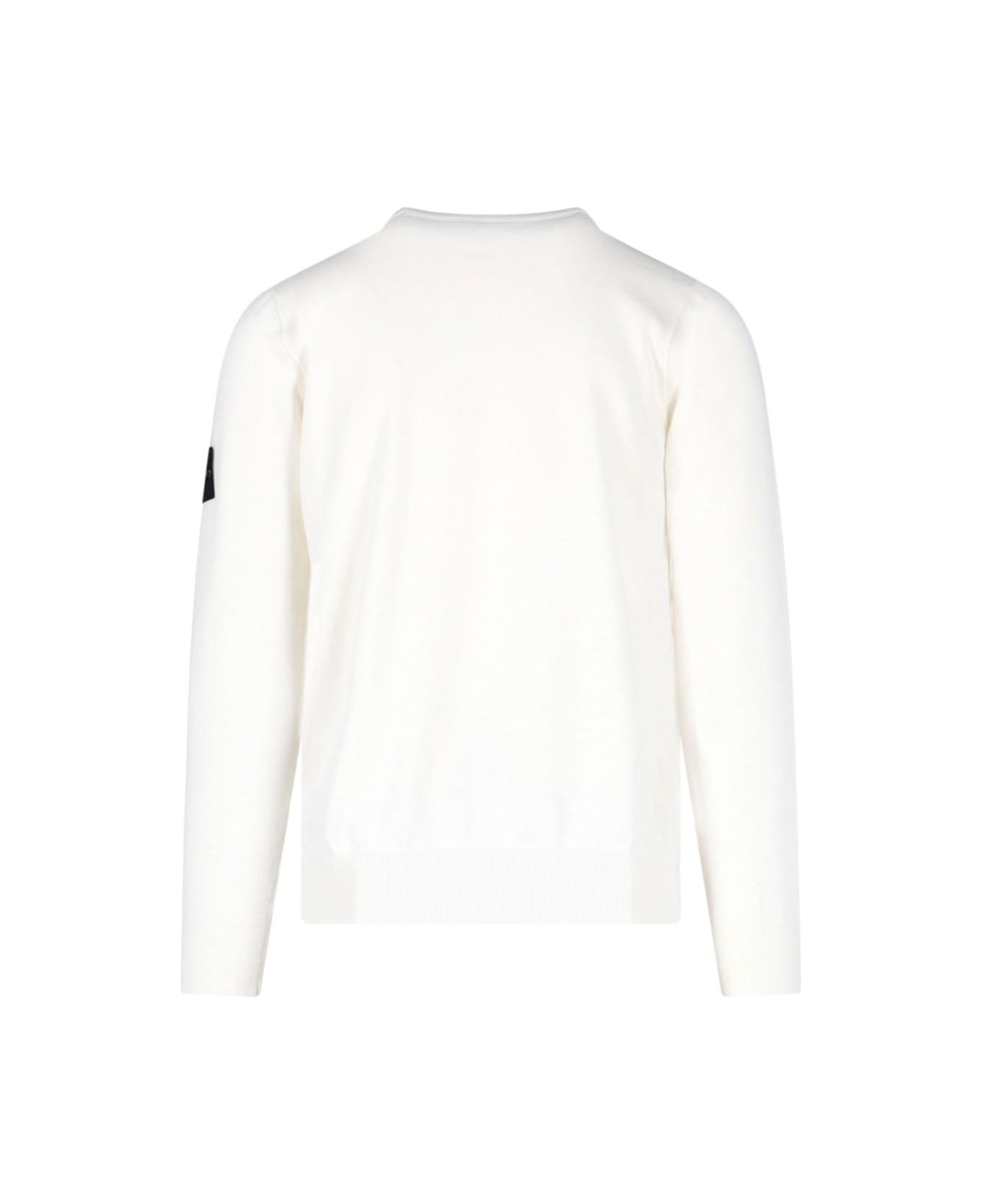 Stone Island Logo Sweater - Bianco
