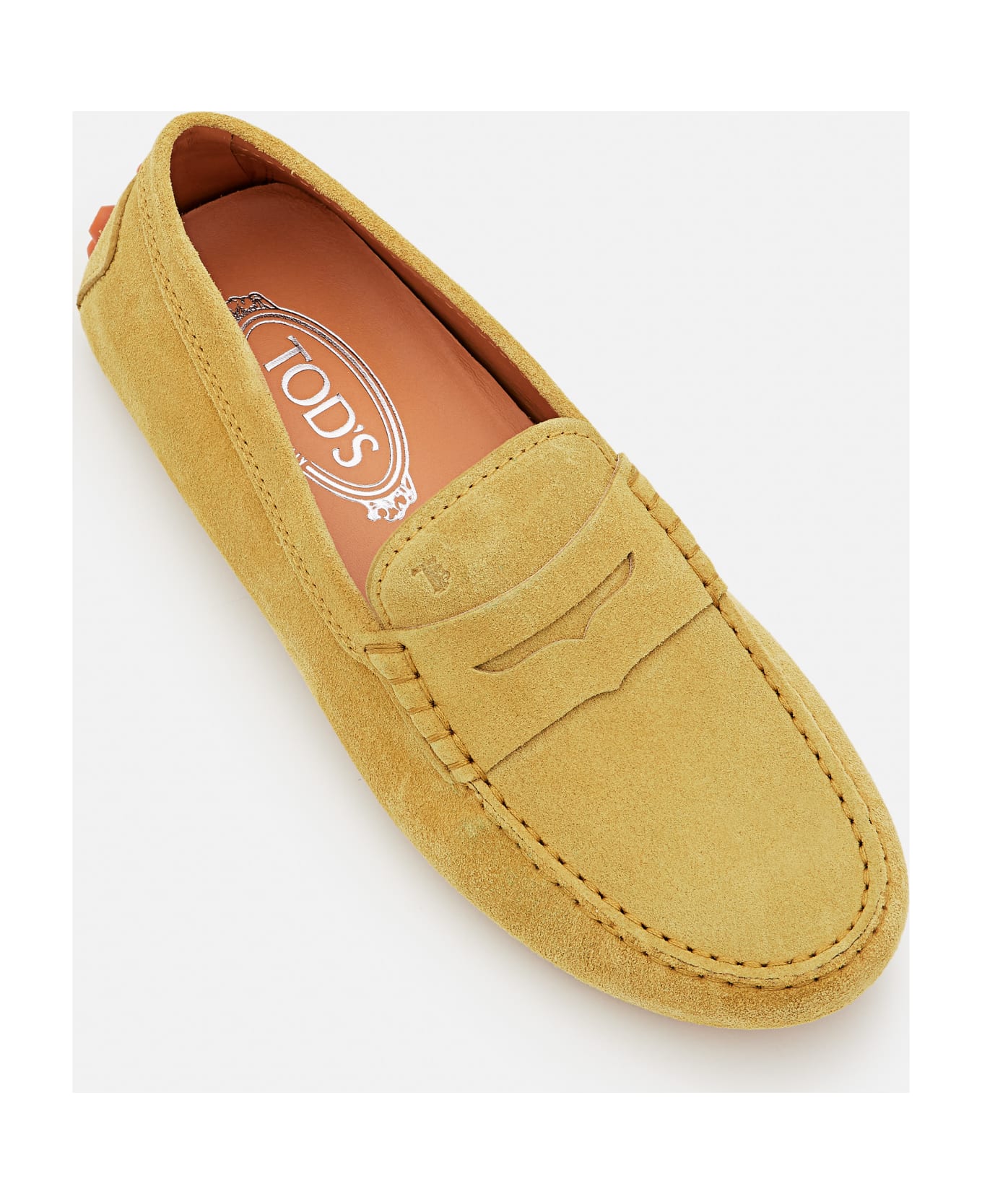 Tod's Gommino Suede Loafers - Yellow