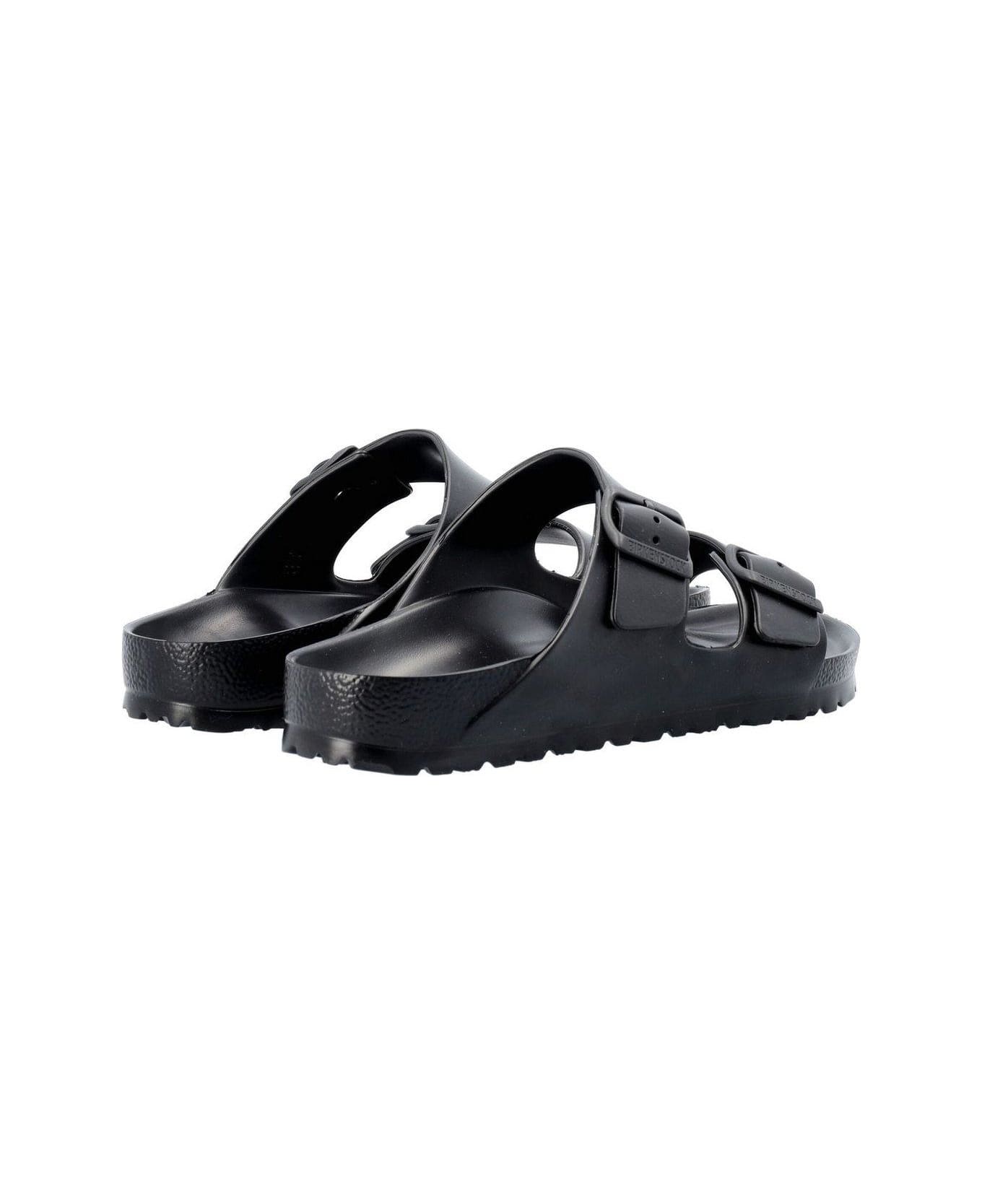 Birkenstock Arizona Essentials Narrow Fit Buckled Sandals - Black シューズ