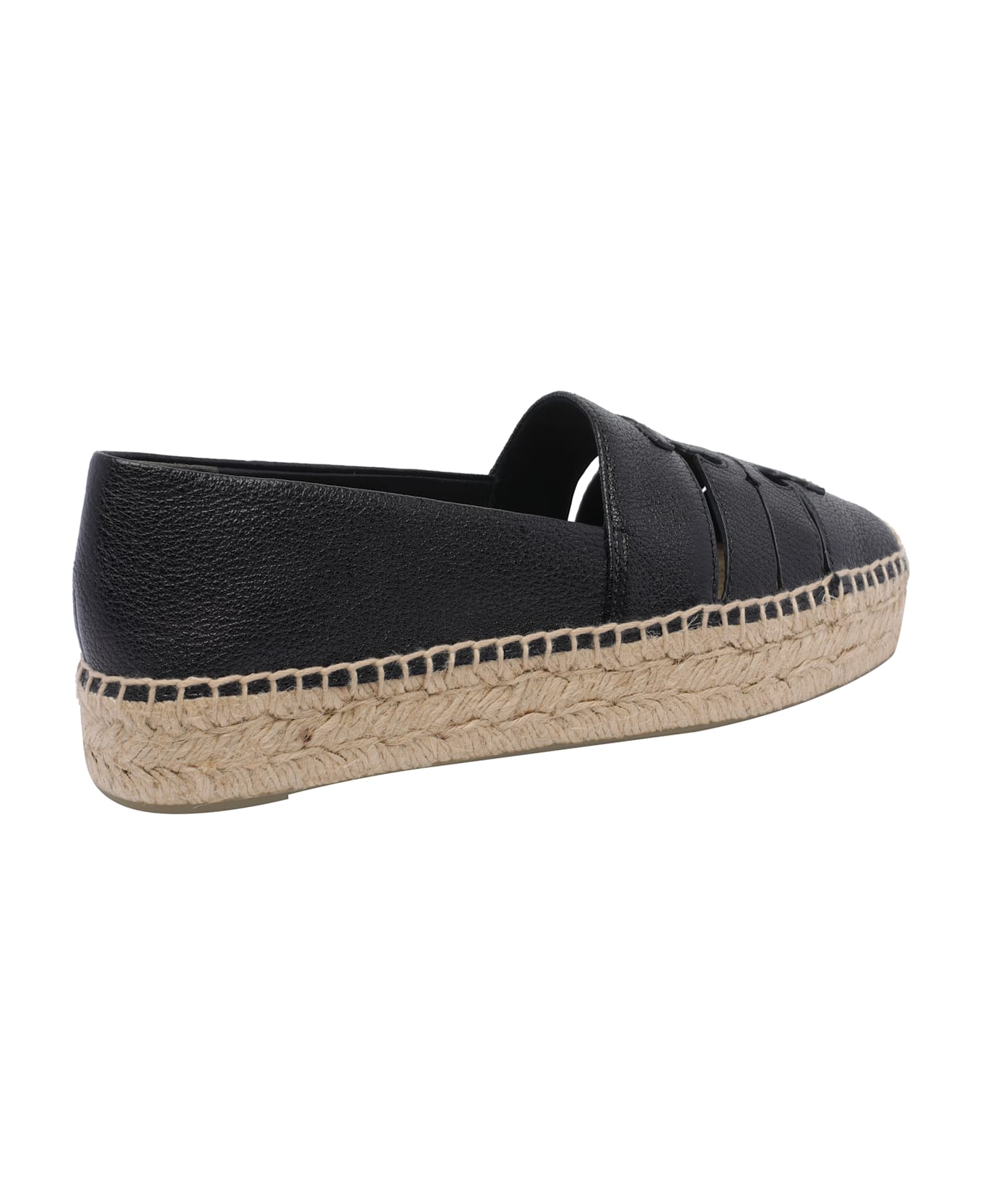 Tory Burch Ines Multi Platform Espadrilles - Black