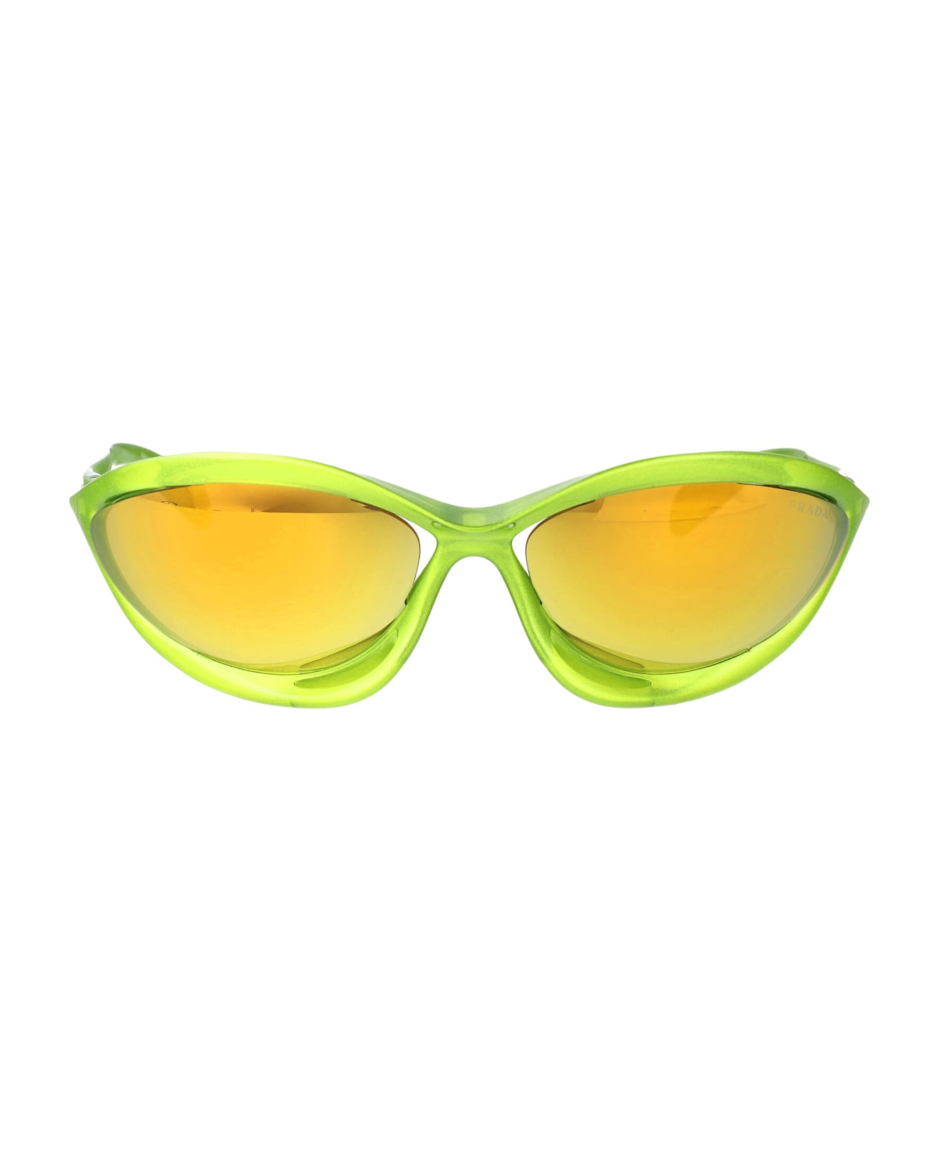 Prada Eyewear 0pr A26s Sunglasses - 17V20H Metallized Fern