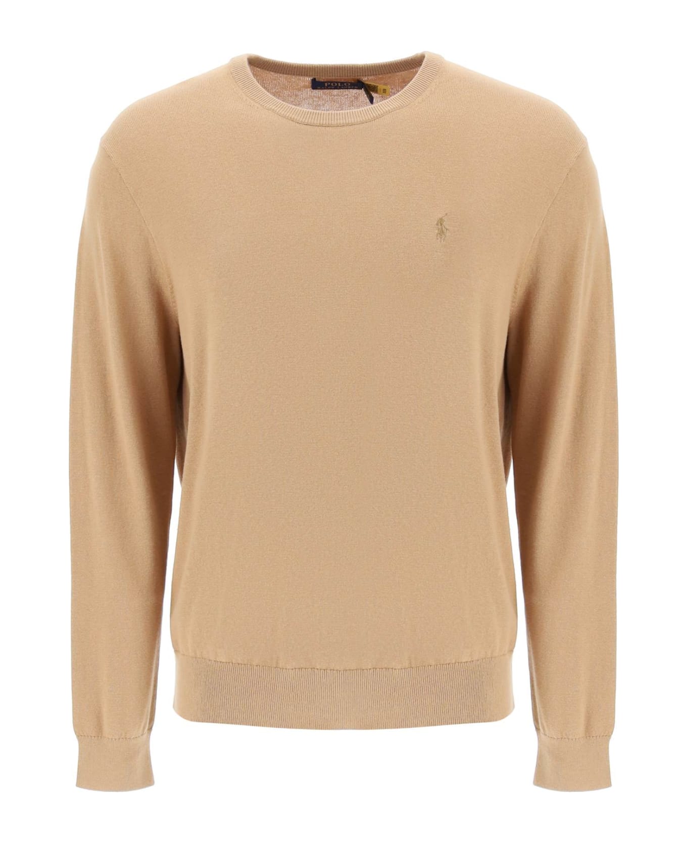 Polo Ralph Lauren Sweater In Cotton And Cashmere - BURLAP TAN (Beige)
