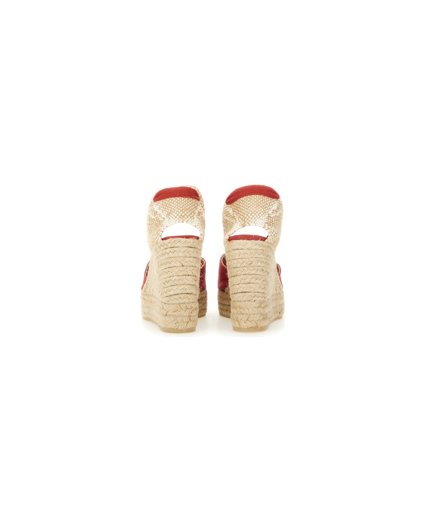 Castañer Espadrille "clear" - RED
