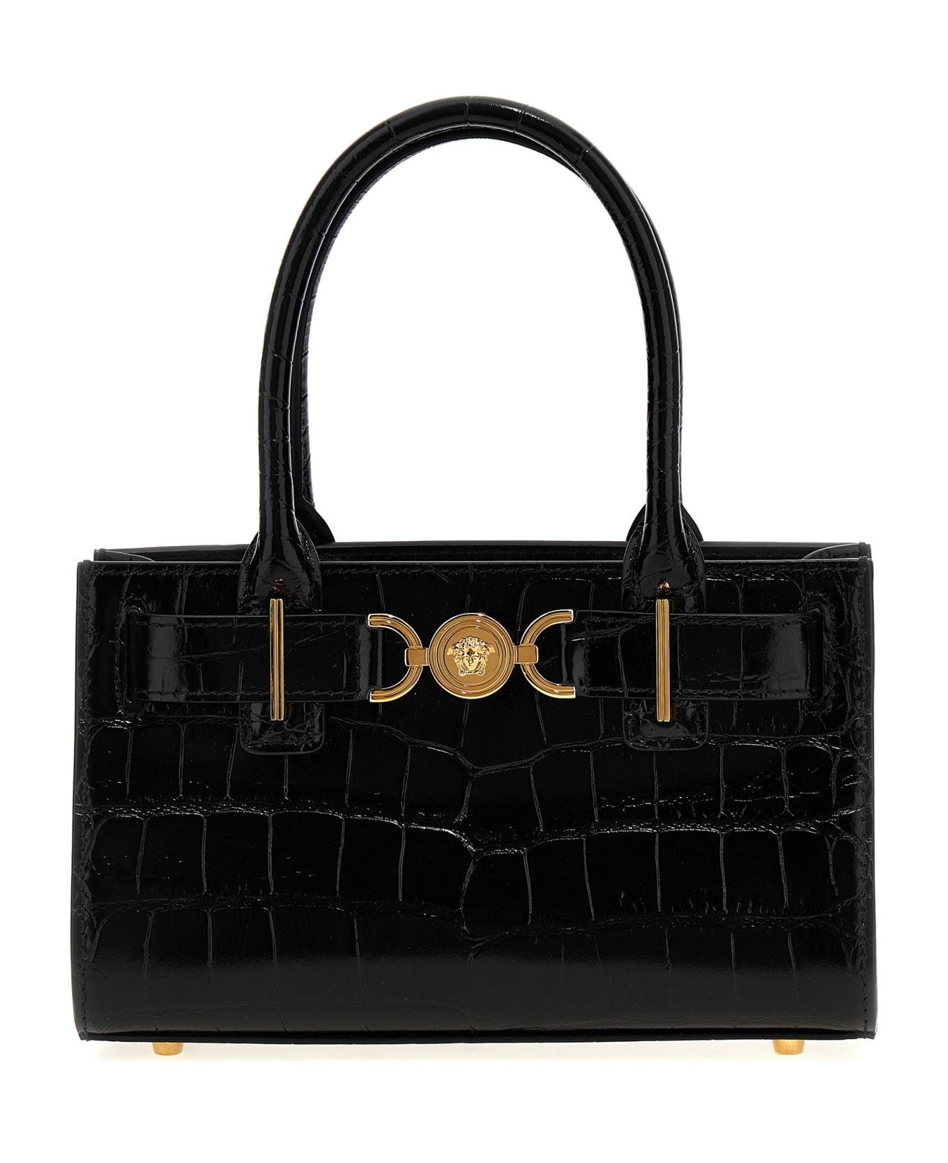 Versace 
medusa 
95
 Small Shopping Bag - Black  