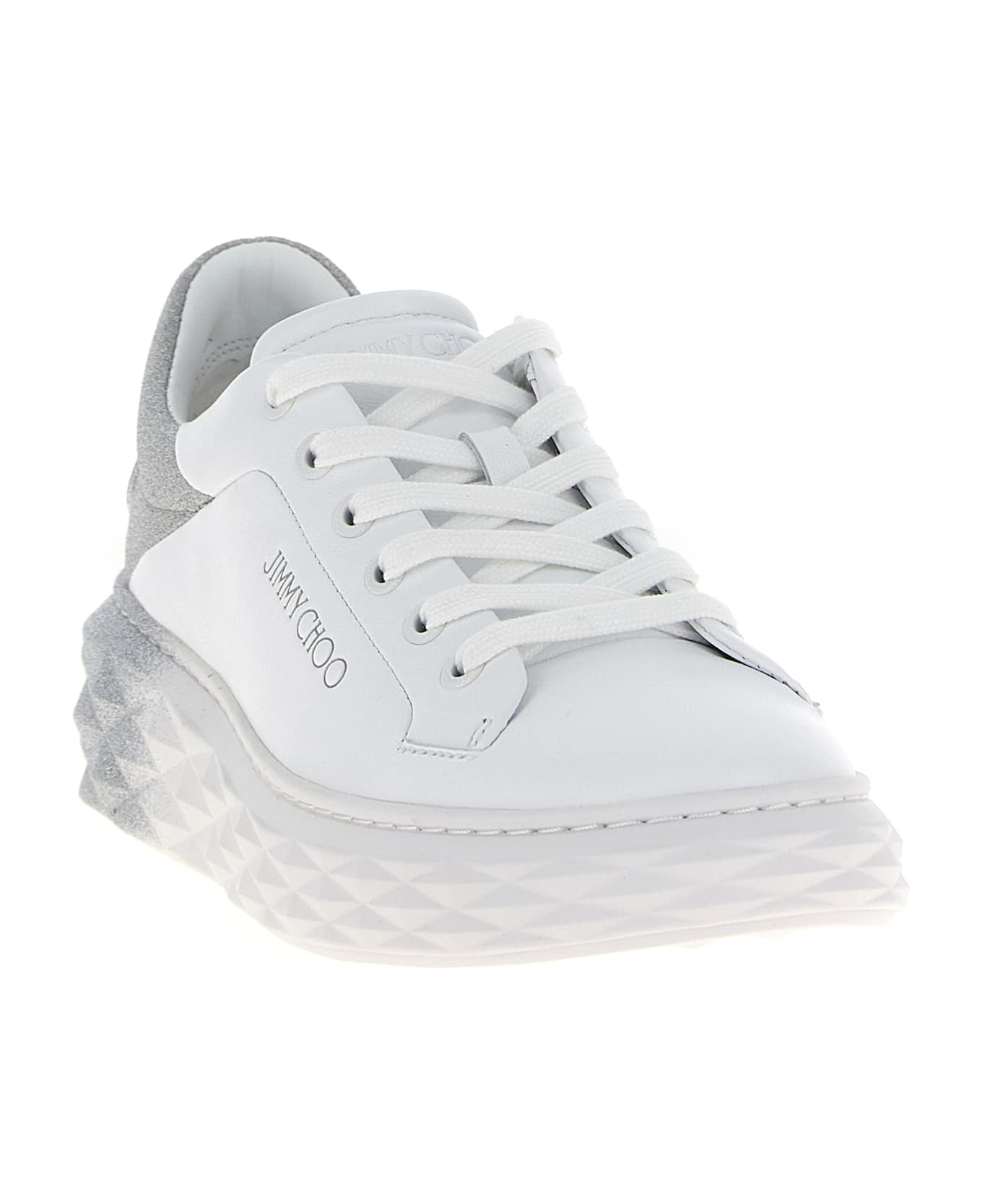 Jimmy Choo 'diamond Maxi F Ii' Sneakers - Silver