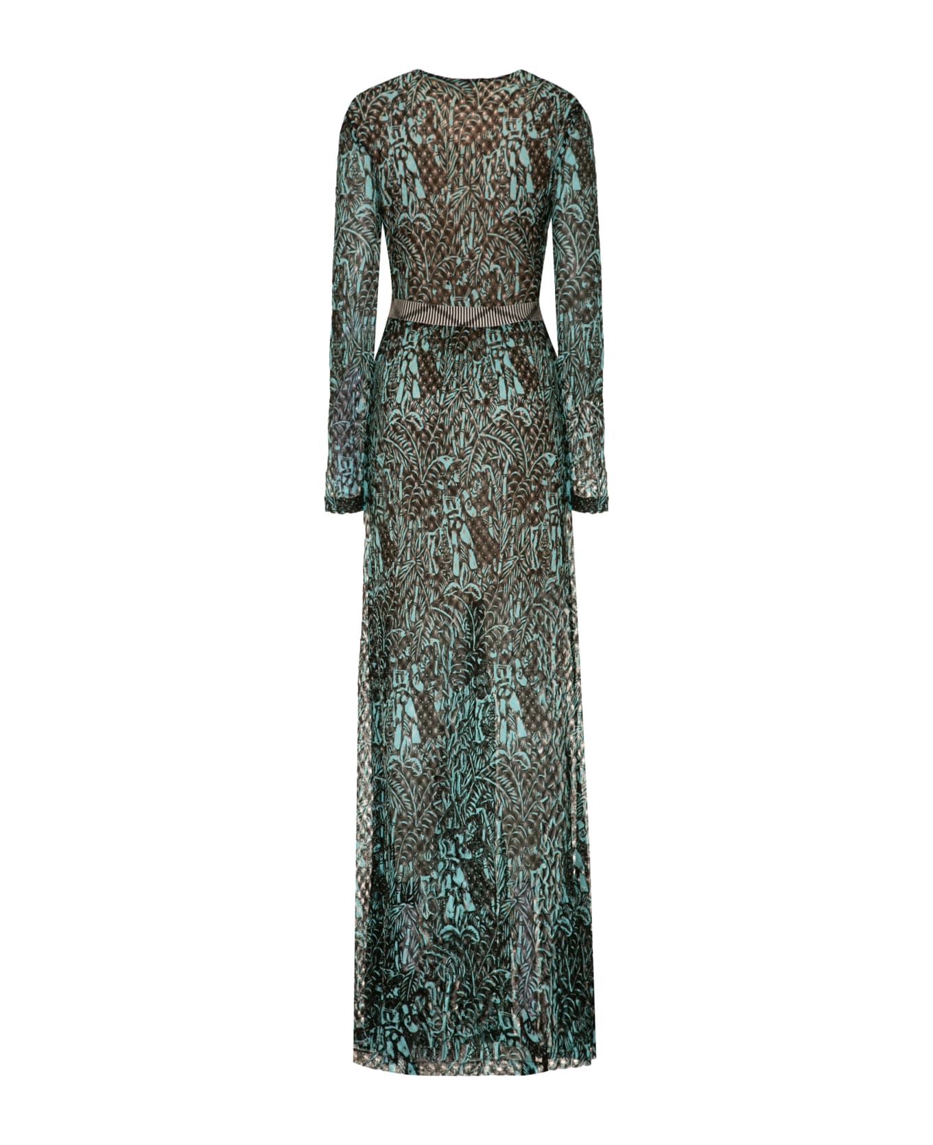 M Missoni Knitted Long Dress - Light Blue ワンピース＆ドレス