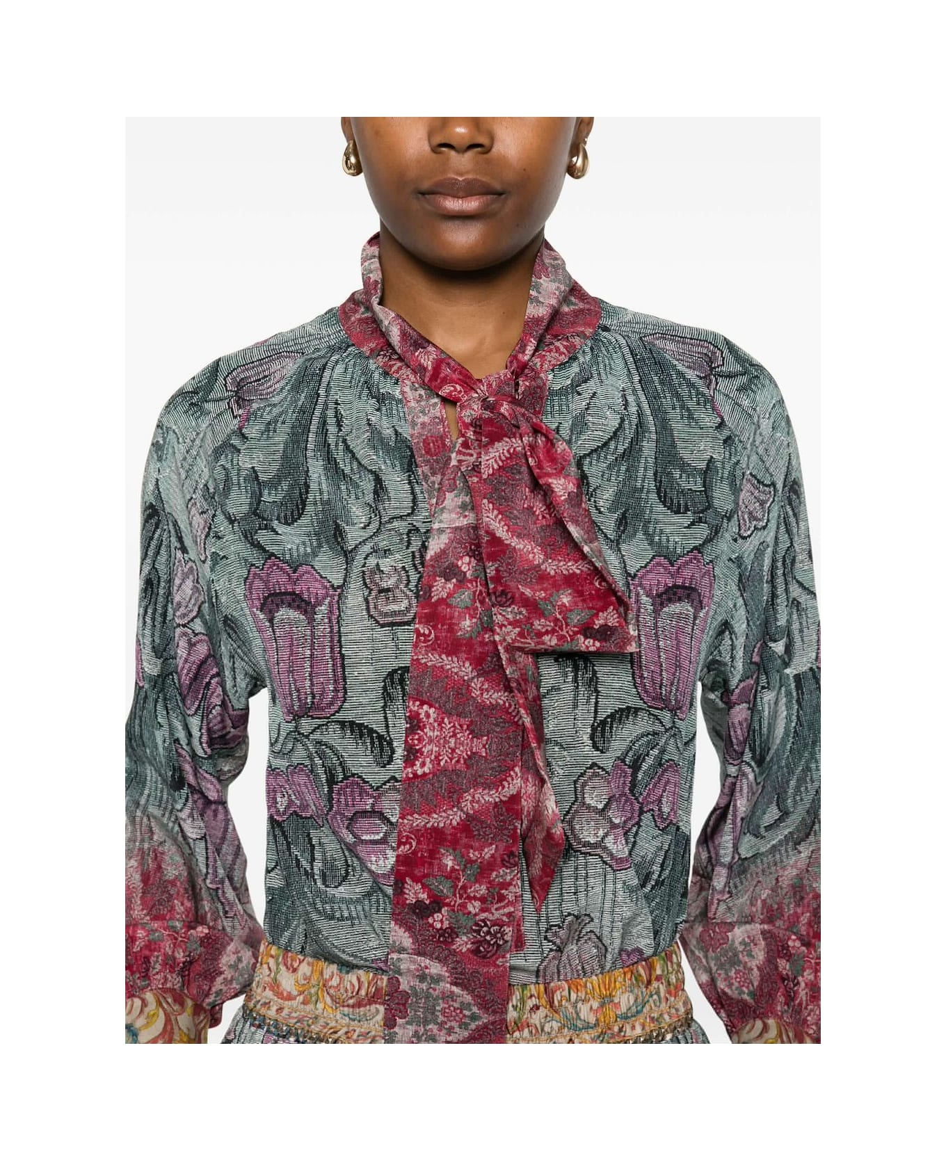 Pierre-Louis Mascia Printed Silk Shirt - MultiColour