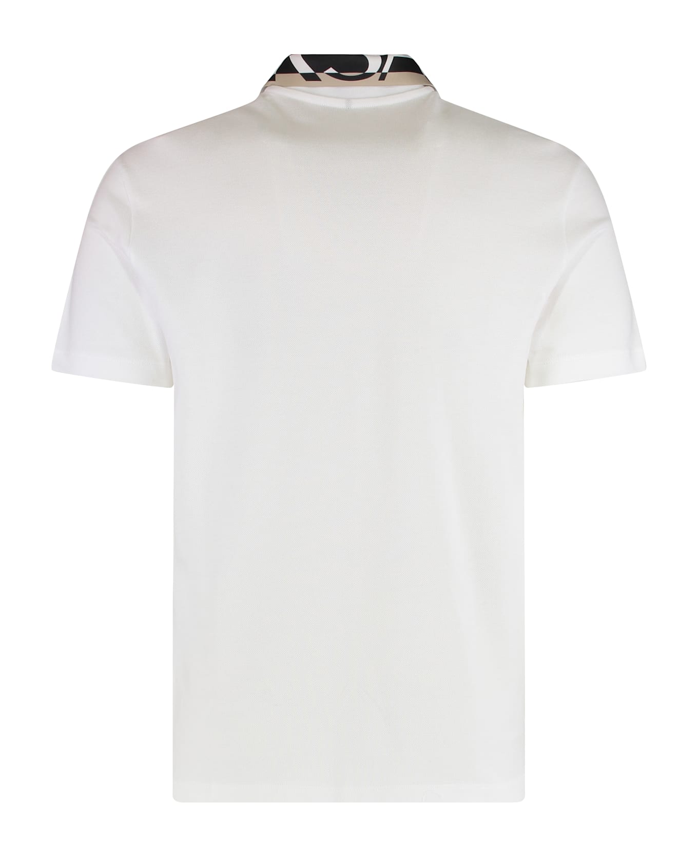 Versace Cotton-piqué Polo Shirt - White
