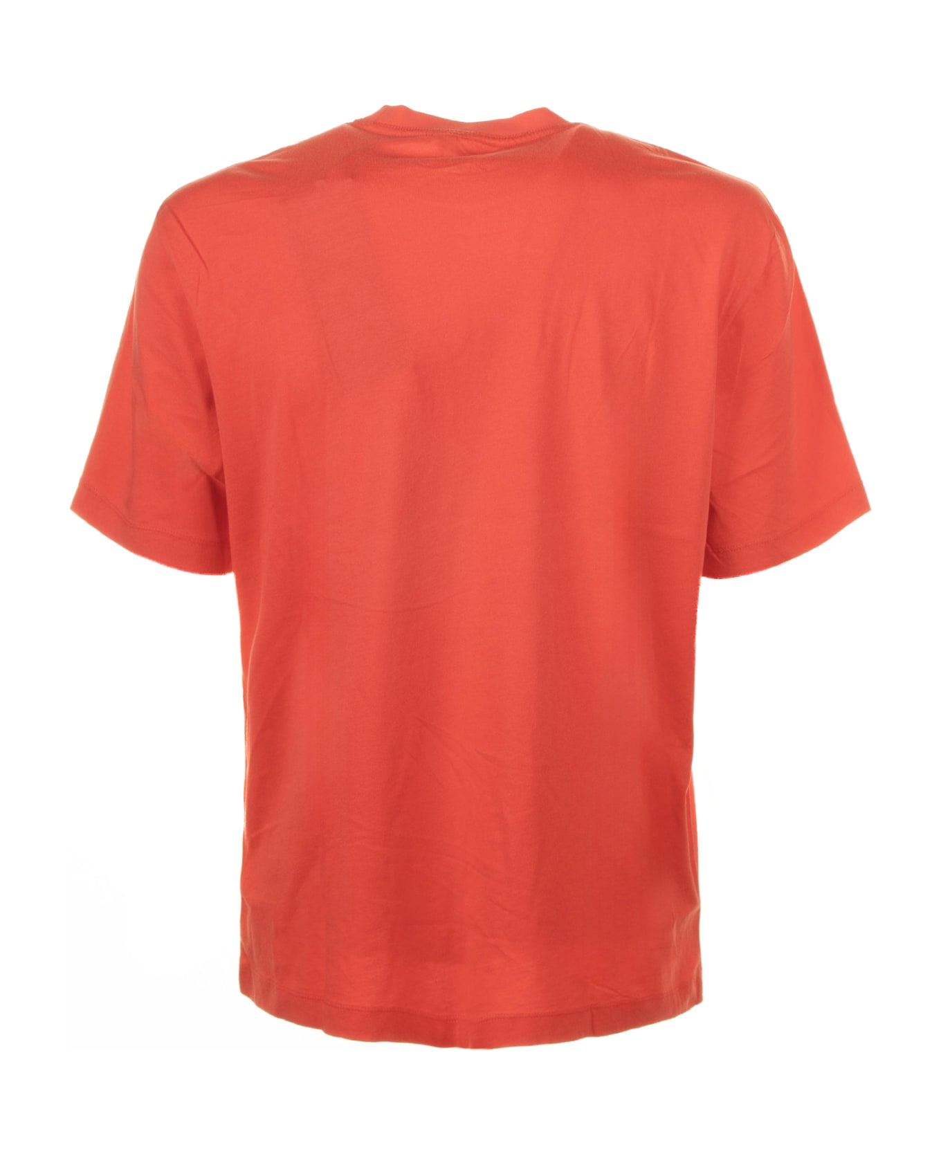 Blauer Orange Cotton T-shirt - ARANCIO ACIDO