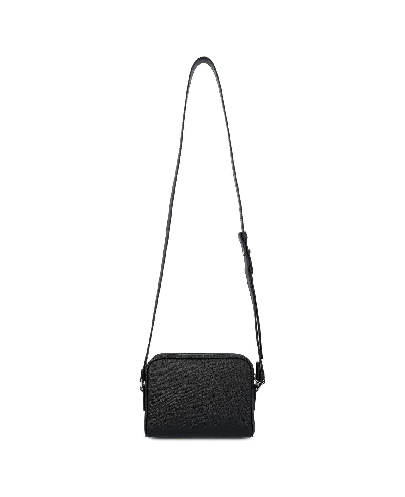 Prada Triangle-logo Zipped Crossbody Bag - NERO