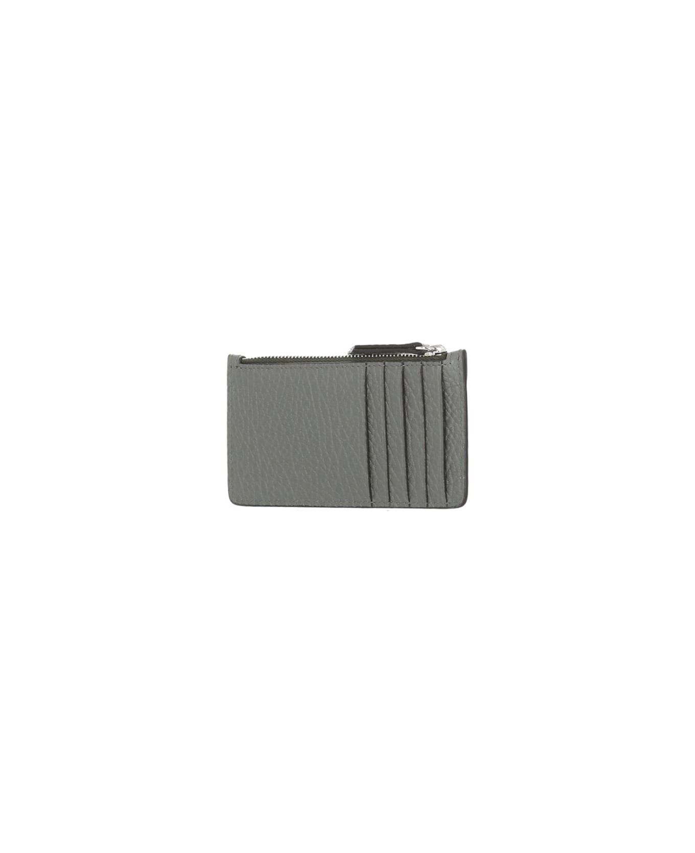 Maison Margiela Leather Card Holder - Grey