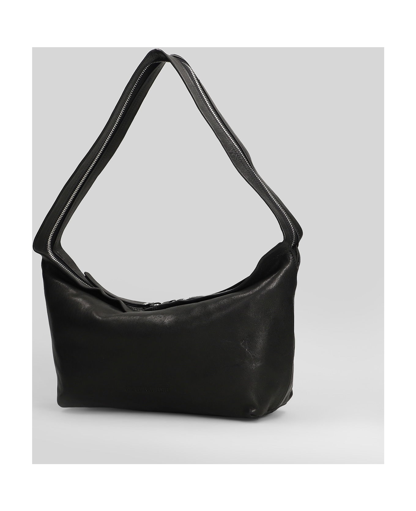 Ann Demeulemeester Lusi Shoulder Bag In Black Leather - black