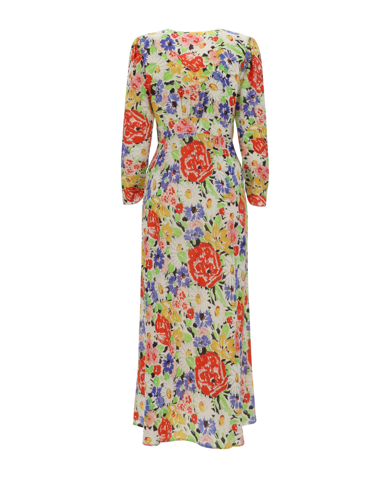 RIXO Selma Dress - Multi Spring Meadow