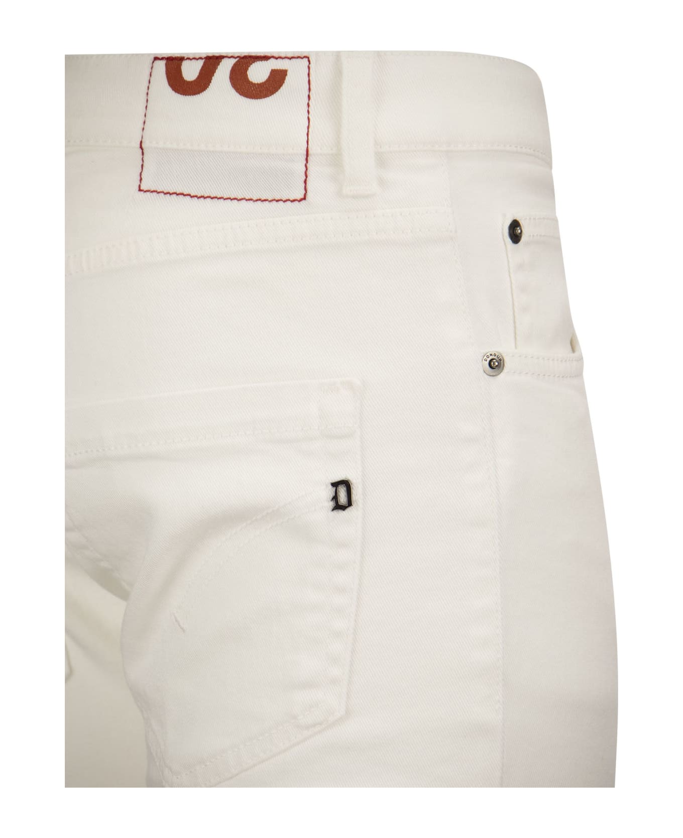 Dondup Mius - Five Pocket Trousers - White デニム