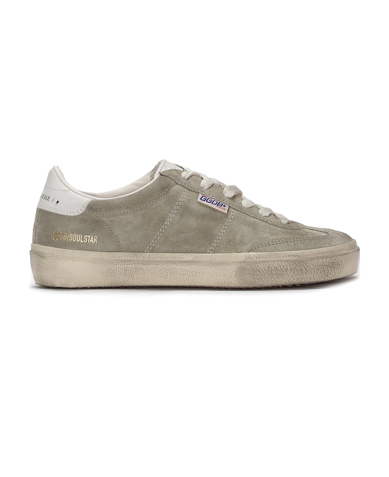 Golden Goose Soul-star Suede Upper Hf Leather Tongue Leather He - TAUPE/MILK