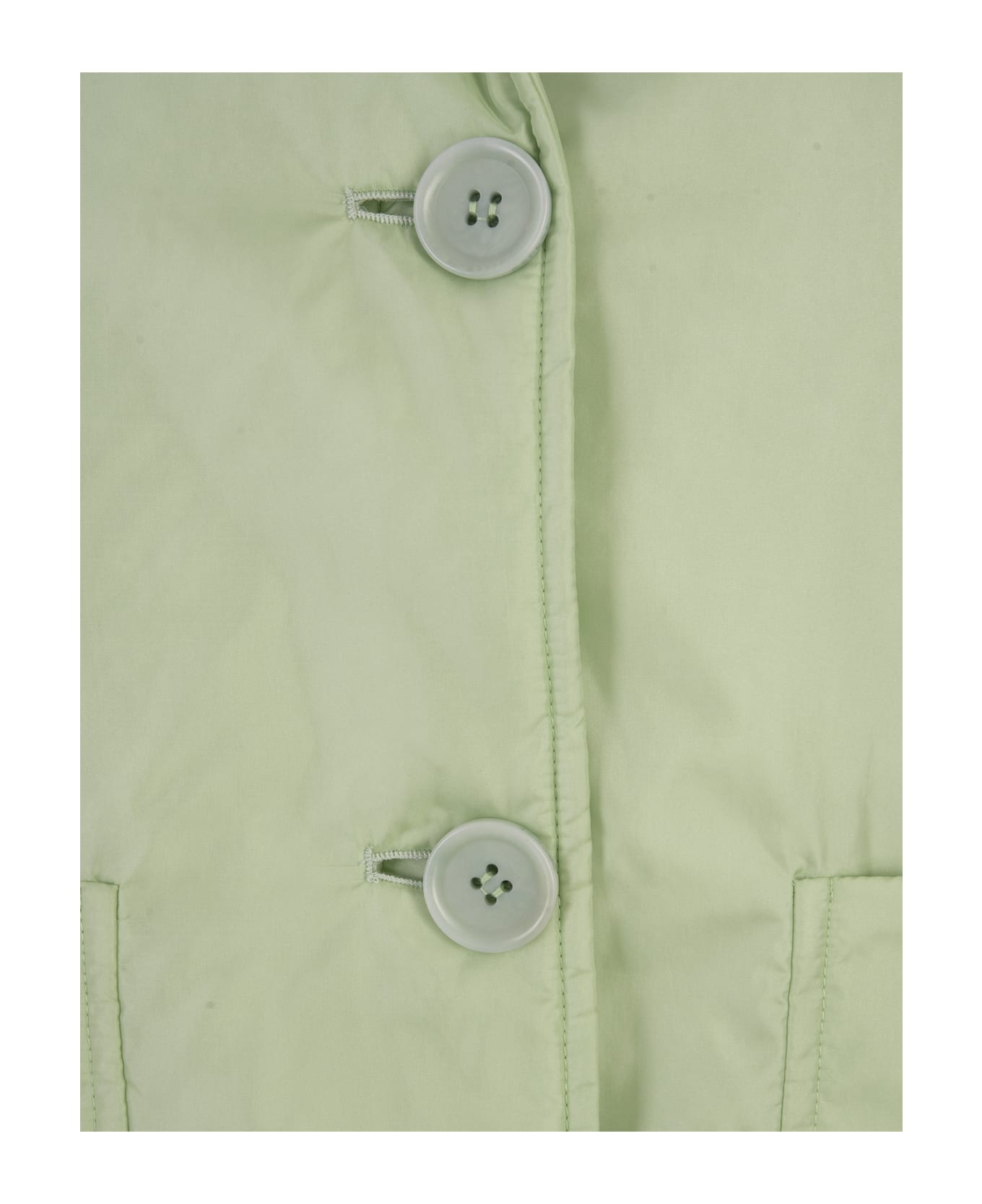 Aspesi Nylon Jacket In Mint Milk - Green