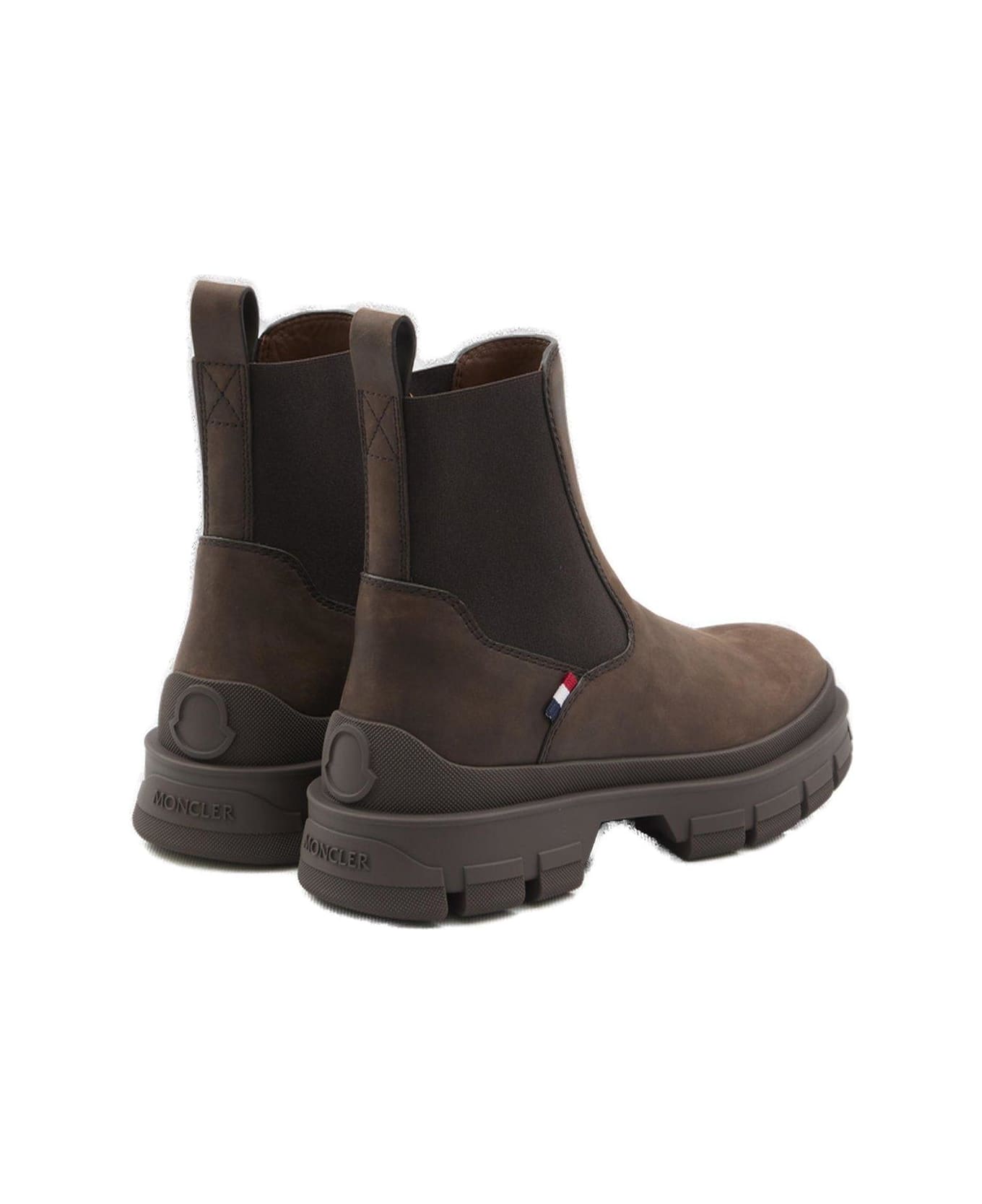 Moncler Hevea Chelsea Boots - Brown