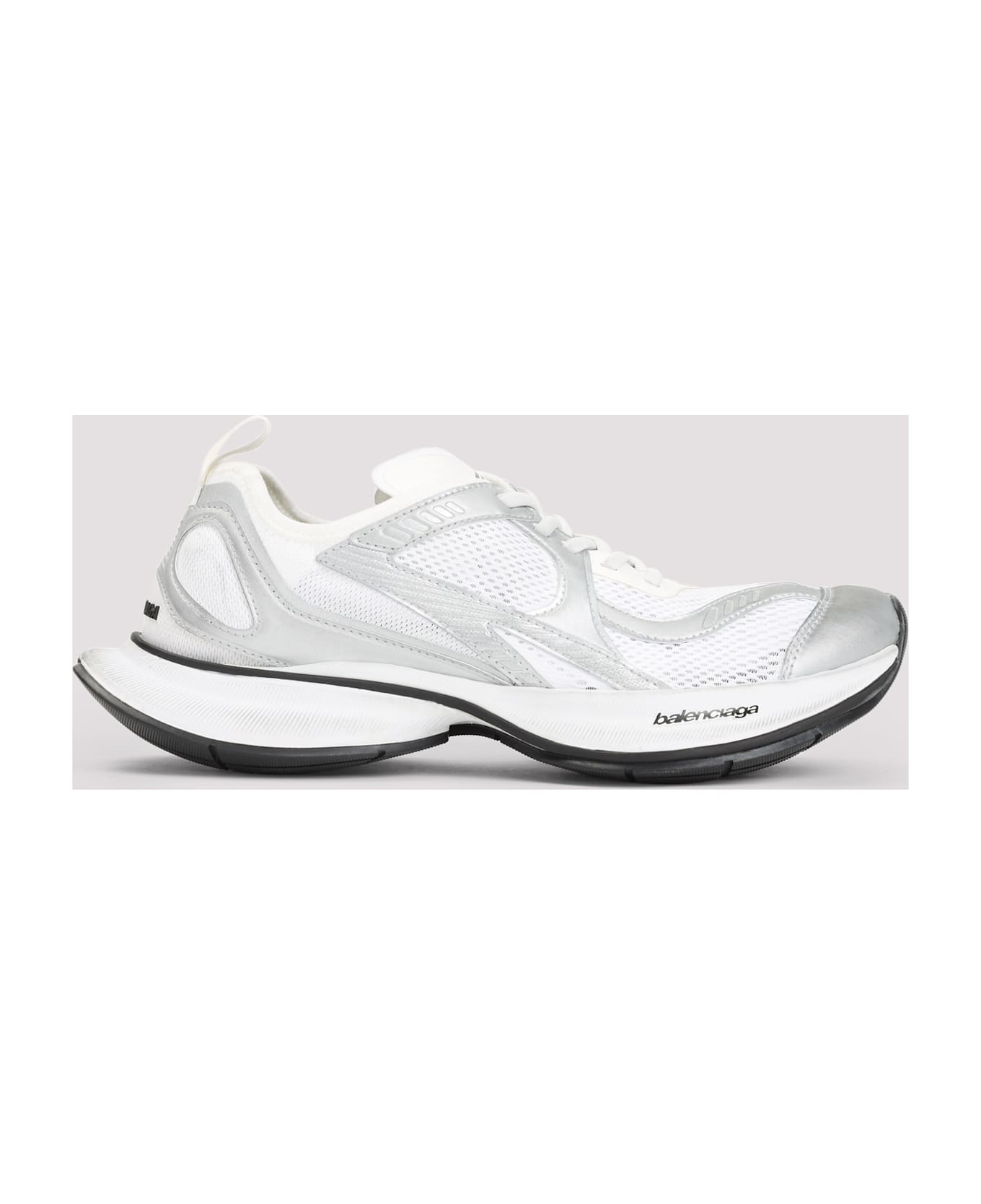 Balenciaga Circuit Sneakers - White Silver