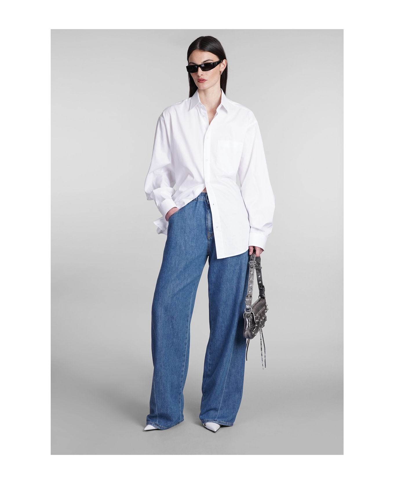 DARKPARK Iris Jeans In Blue Cotton - blue デニム