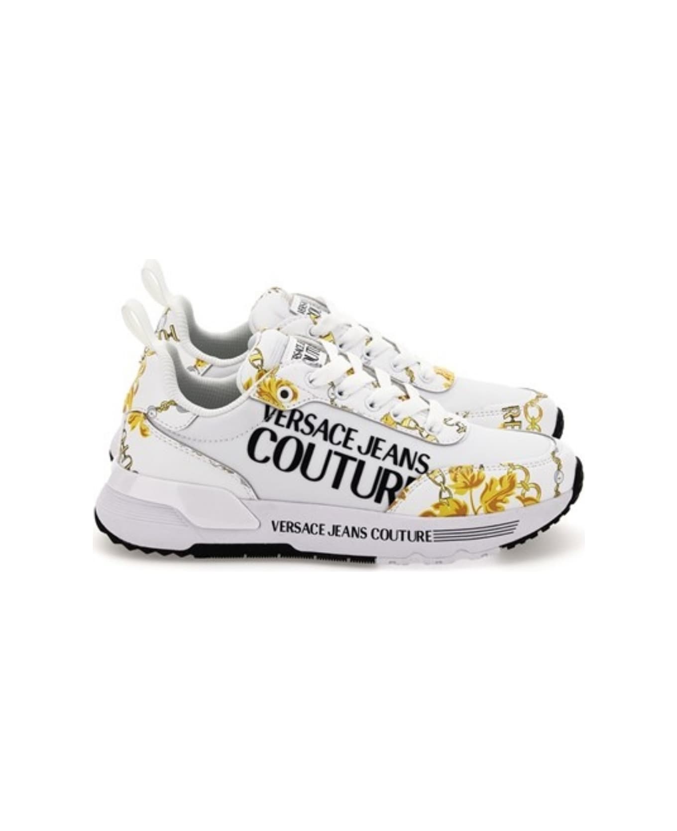 スニーカー VERSACE JEANS COUTURE Woman Sneakers Black 78VA3SC4ZPB07 G89 Amazon.com: VERSACE JEANS COUTURE Sneaker Woman 78VA3SC4