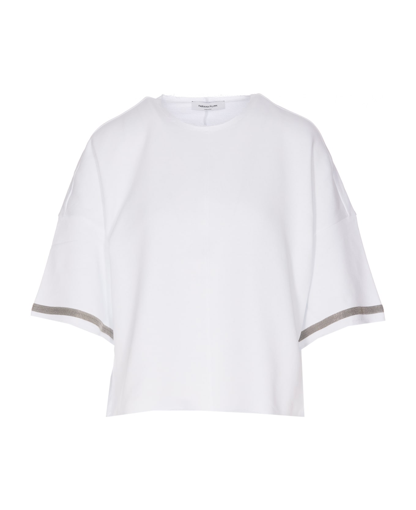 Fabiana Filippi Fleece T-shirt - White