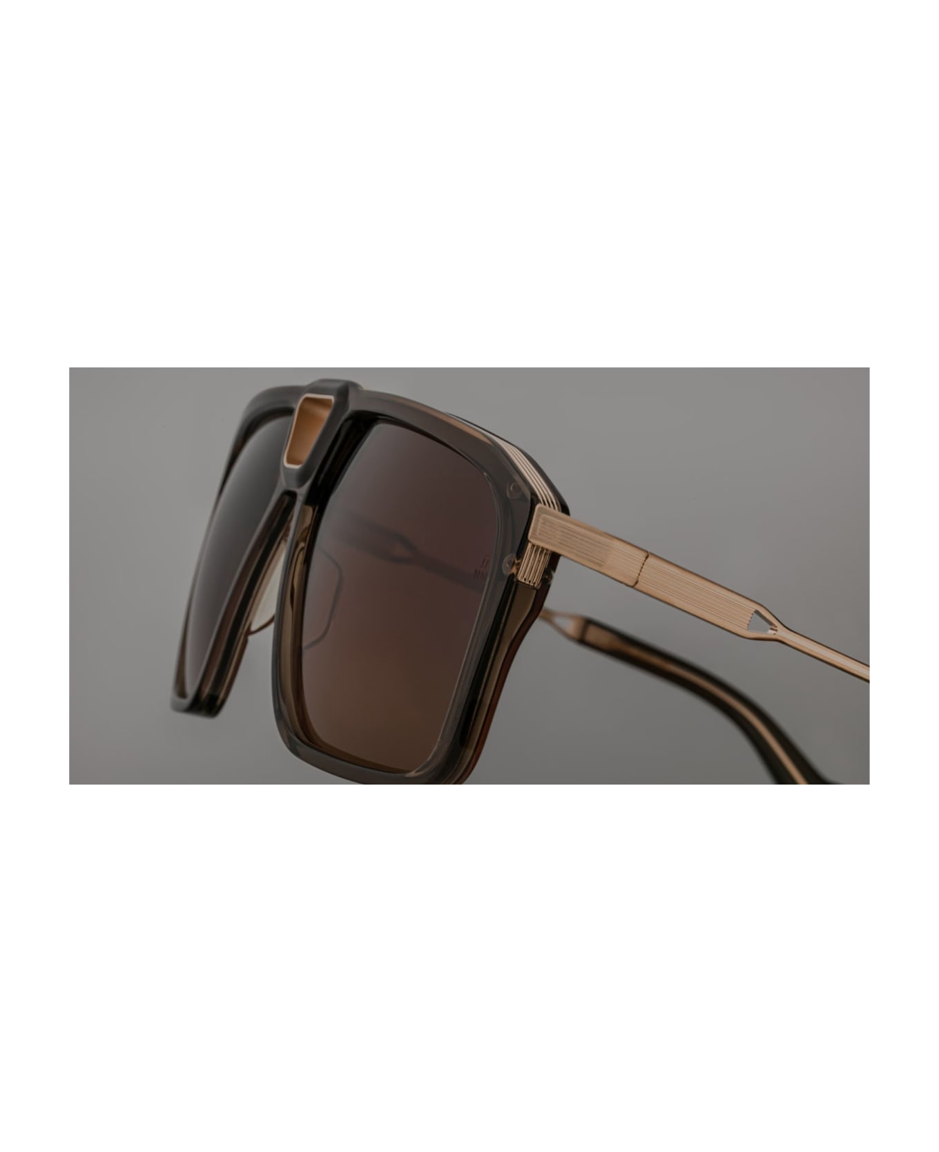 Alexander McQueen Eyewear Metal Skull square-frame sunglasses Savoy - London Sunglasses - brown