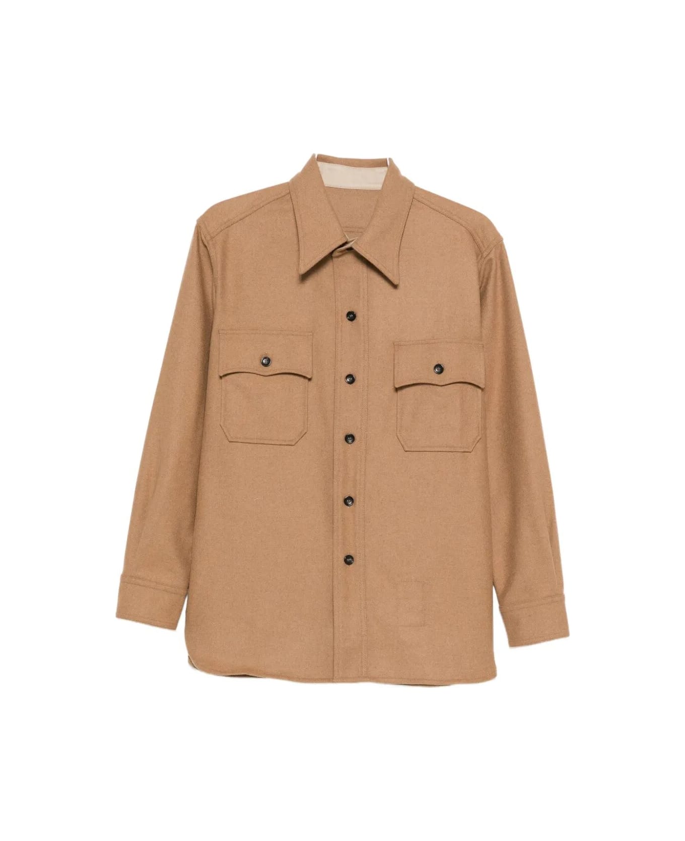 Fortela Wool Overshirt - Cam