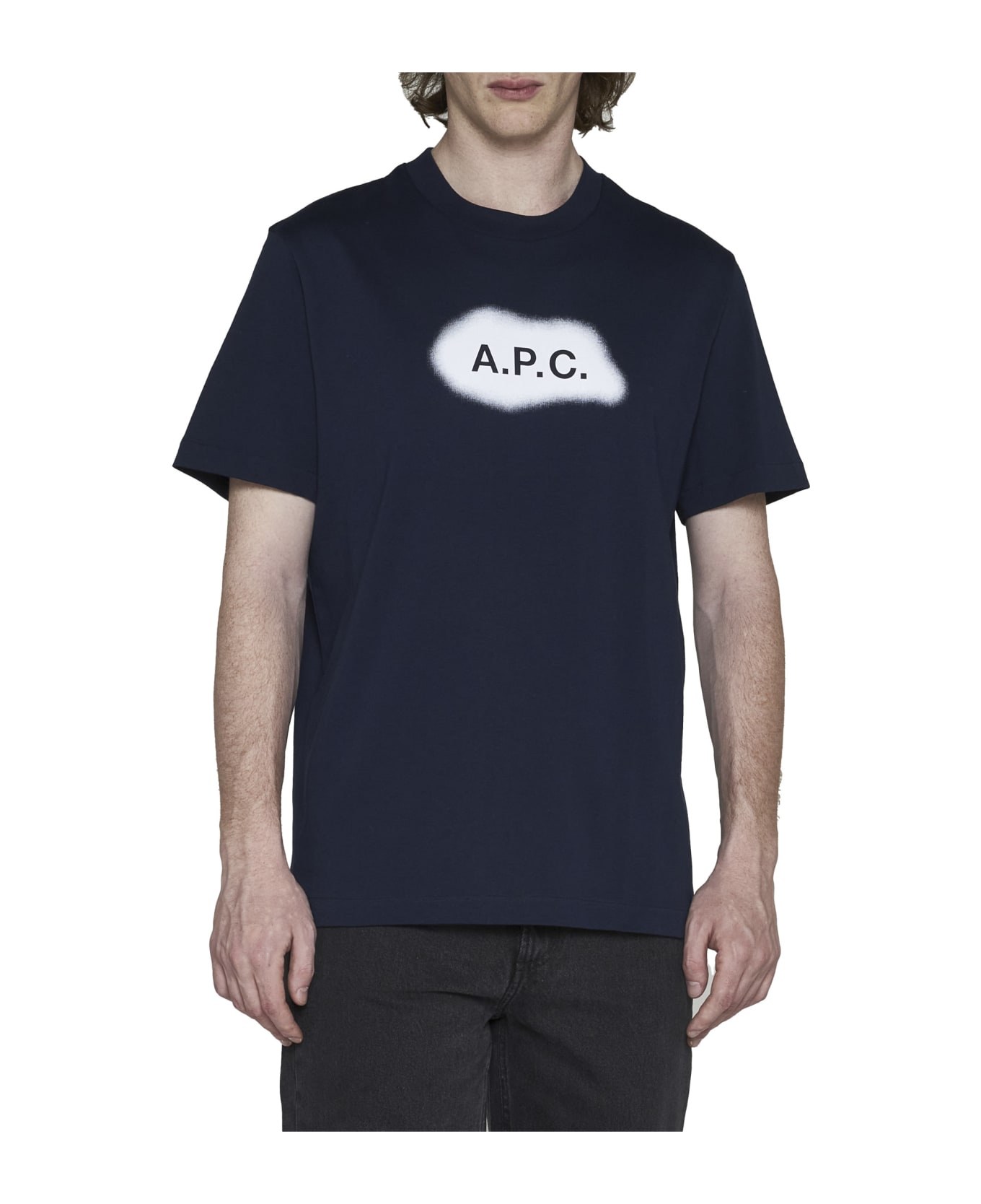 A.P.C. Albert Cotton T-shirt - Blue シャツ