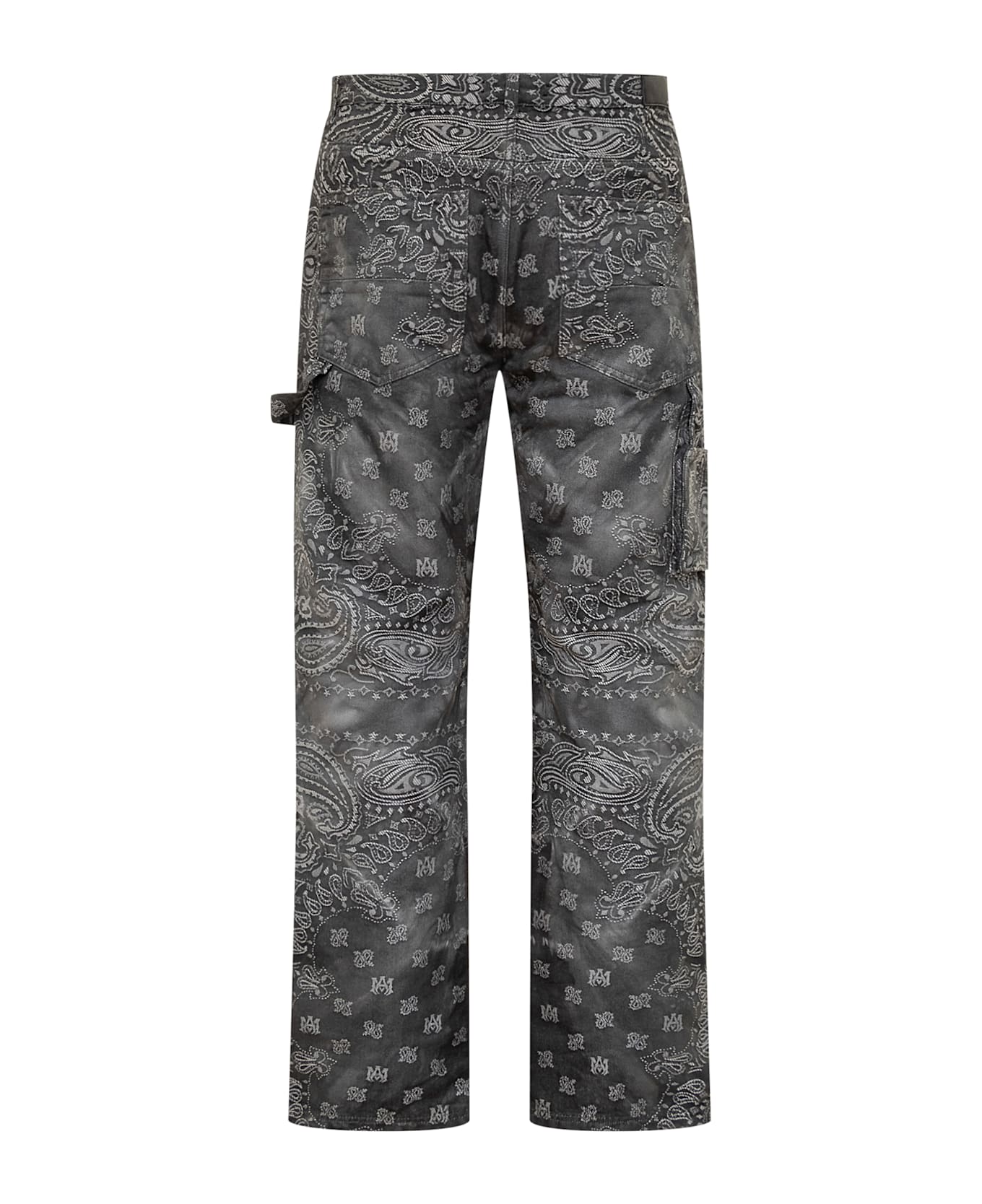 AMIRI Tie Dye Bandana Jeans - DARK GREY