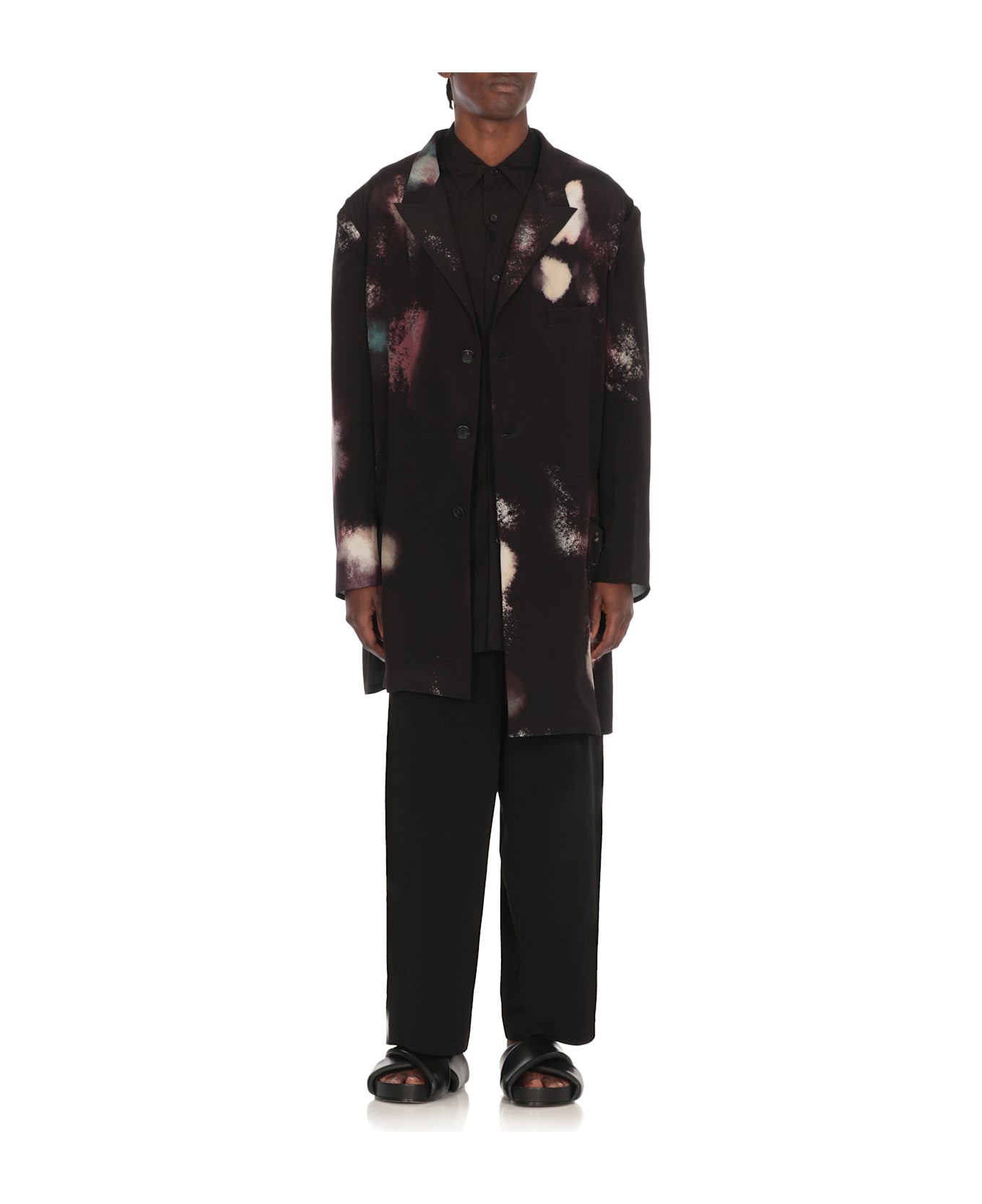 Yohji Yamamoto Silk Jacket - Black