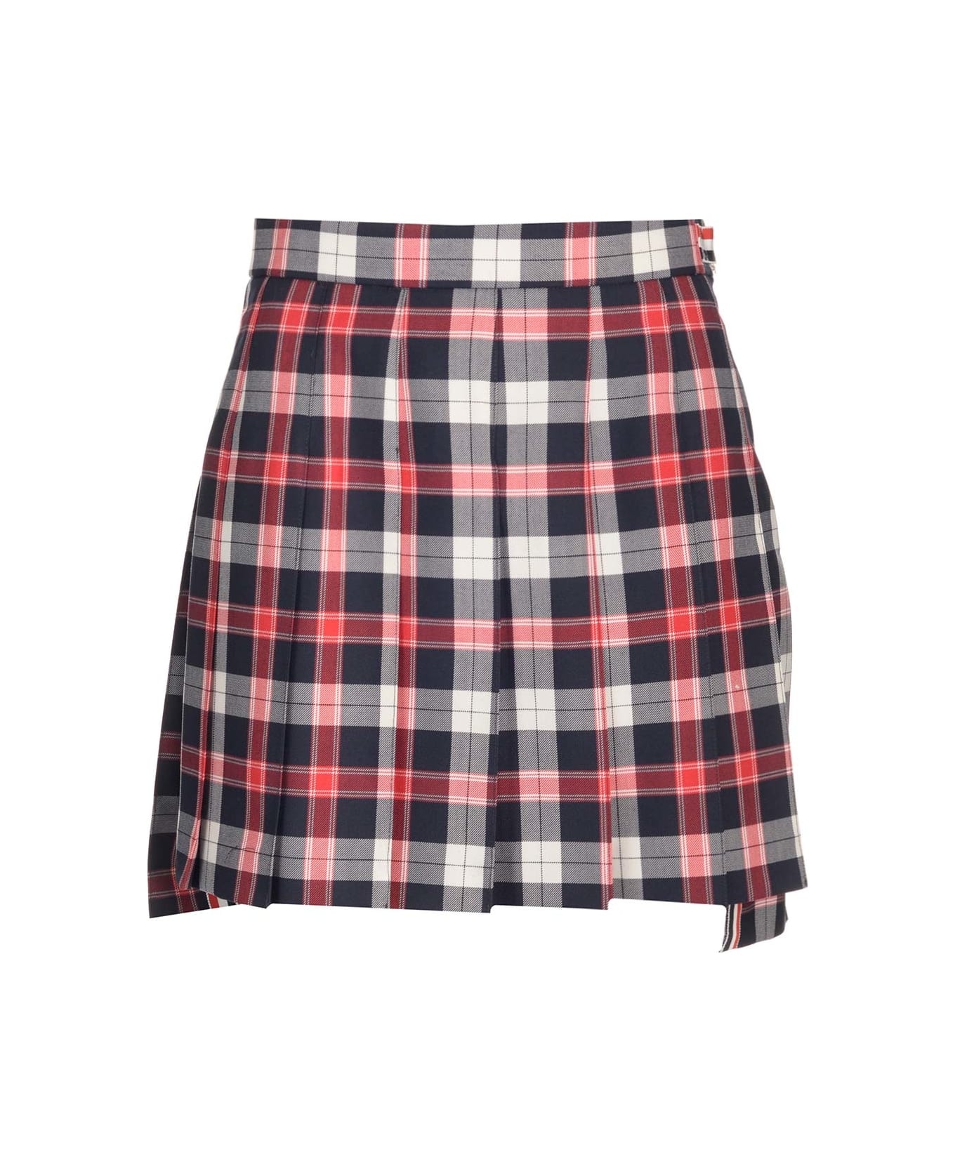 Thom Browne Pleated Mini Skirt - MULTICOLOR